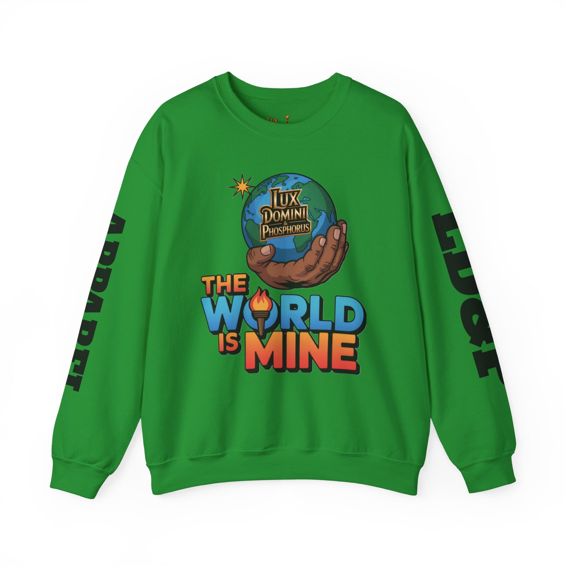 Graphic Sweatshirt - The World Is Mine LD&P APPAREL Design