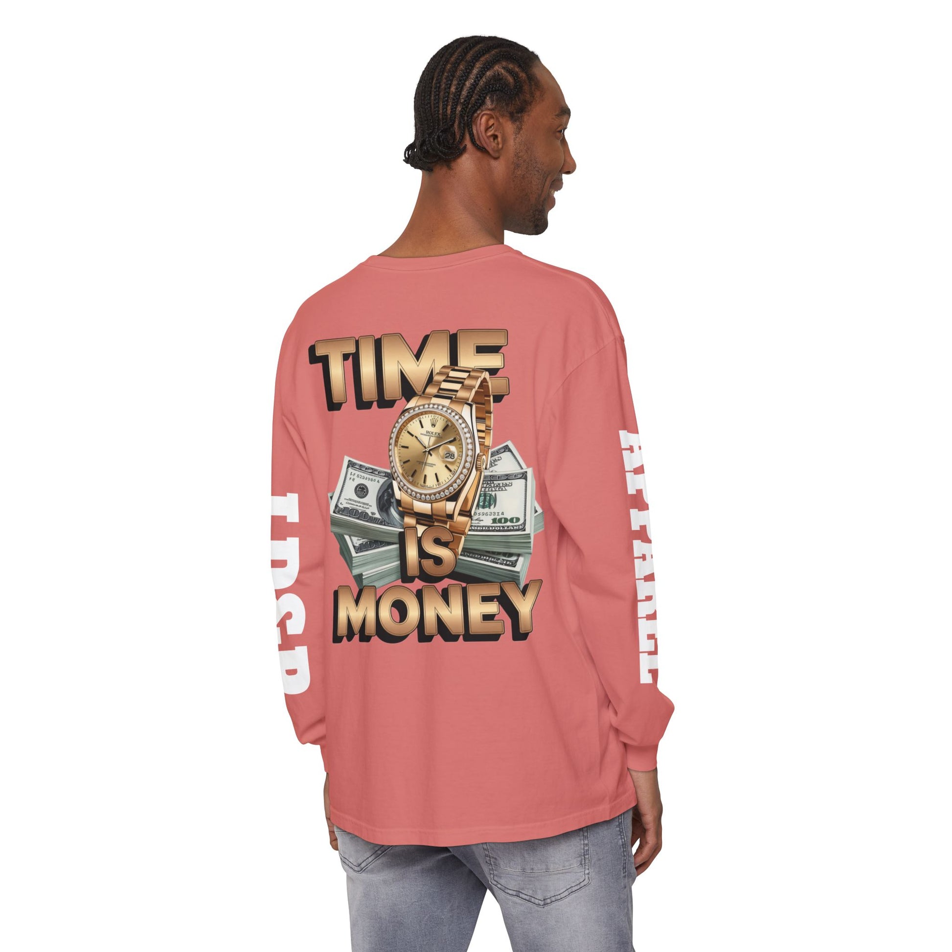 Long Sleeve T-Shirt Time is MONEY Design