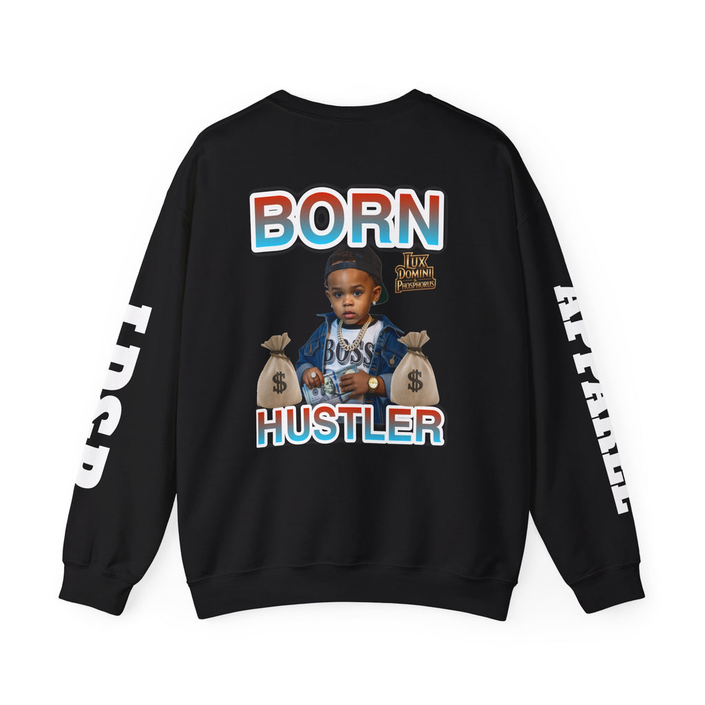 Crewneck Sweatshirt - Born Hustler LD&P Apparel