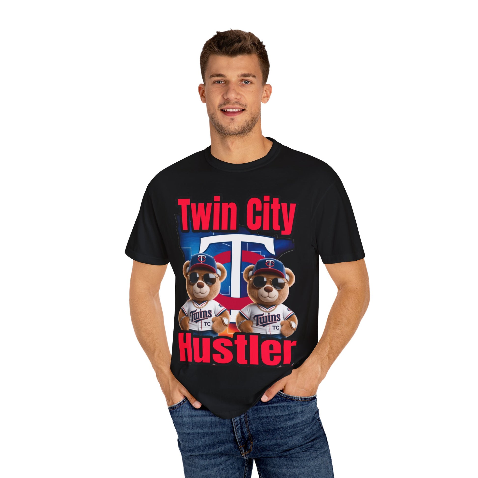 Hustler Garment-Dyed T-shirt - Twin City LD&P Apparel Design