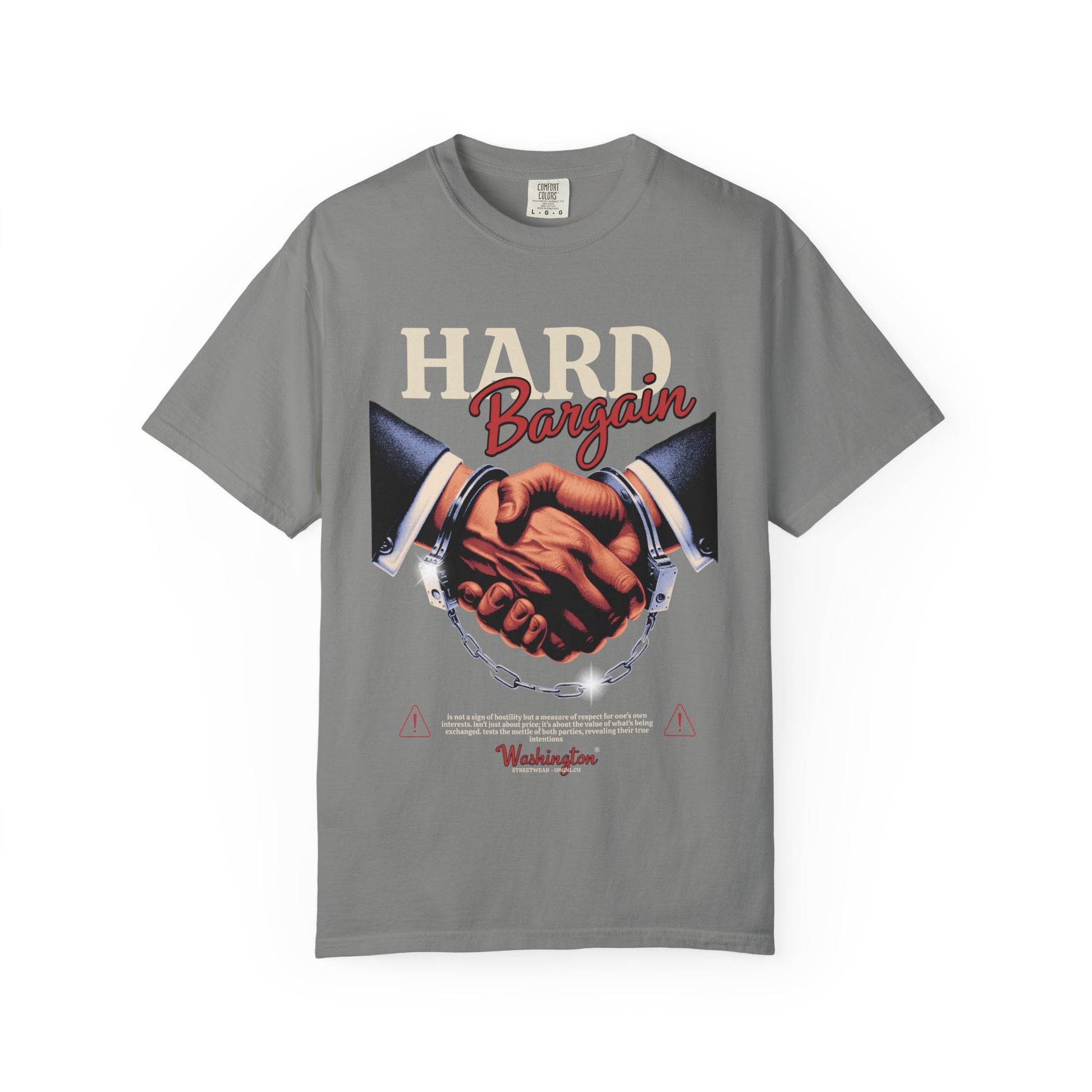 Garment-Dyed T-shirt Hard Bargain Graphic Tee