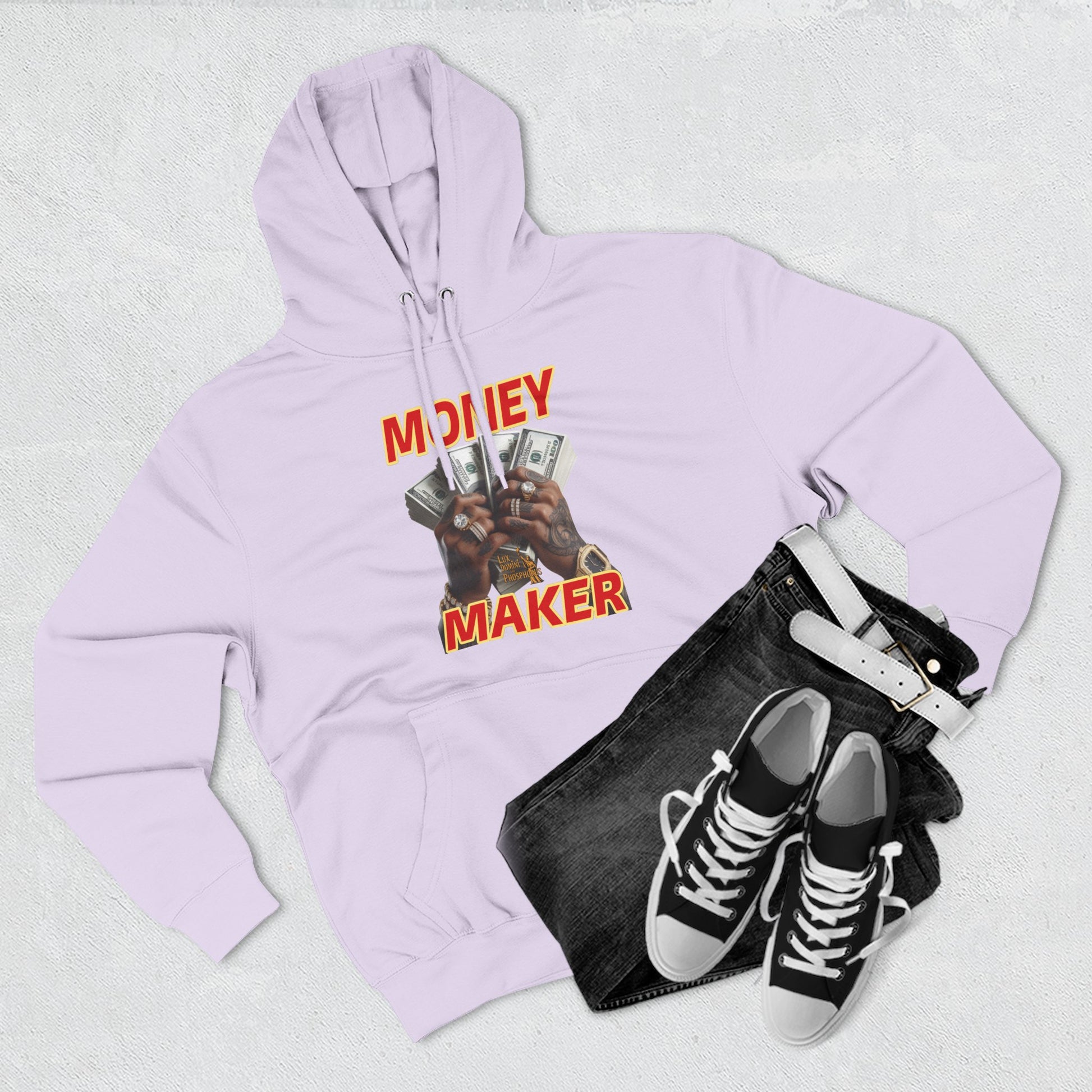 Fleece Hoodie - Money Maker Design