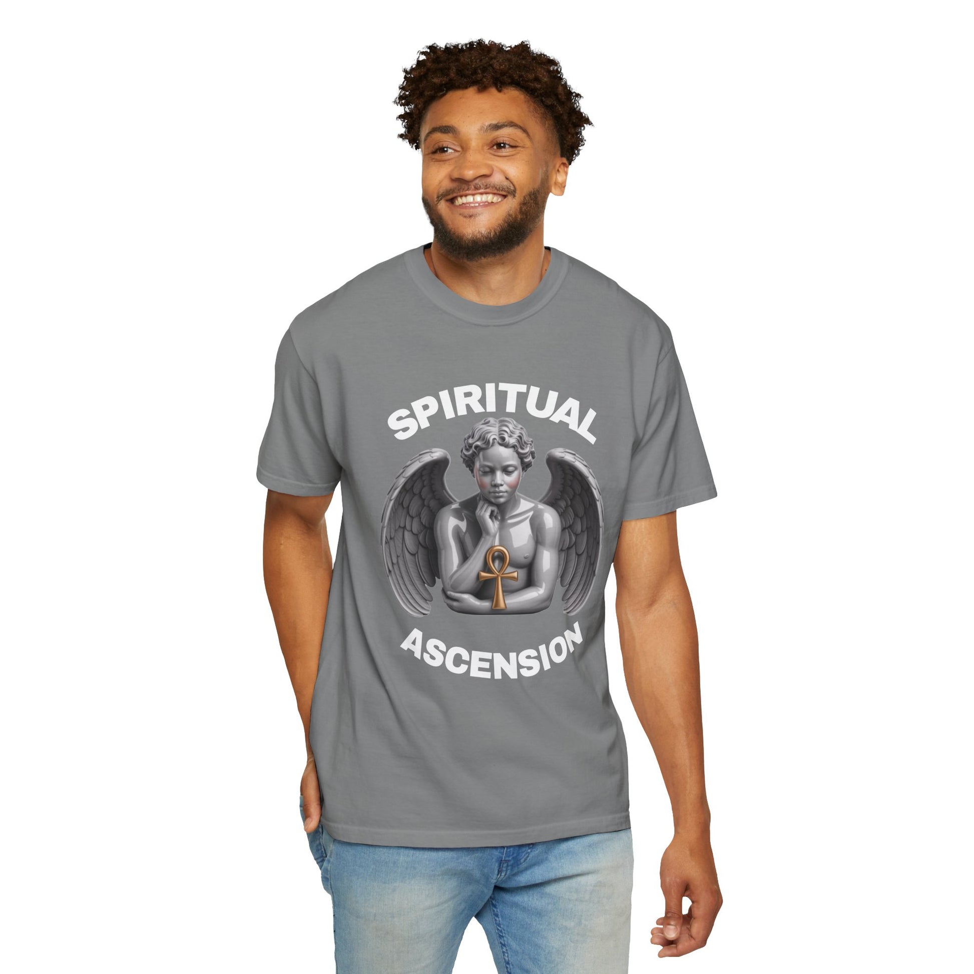 Unisex Garment-Dyed T-shirt - Spiritual Ascension LD&P Apparel Design
