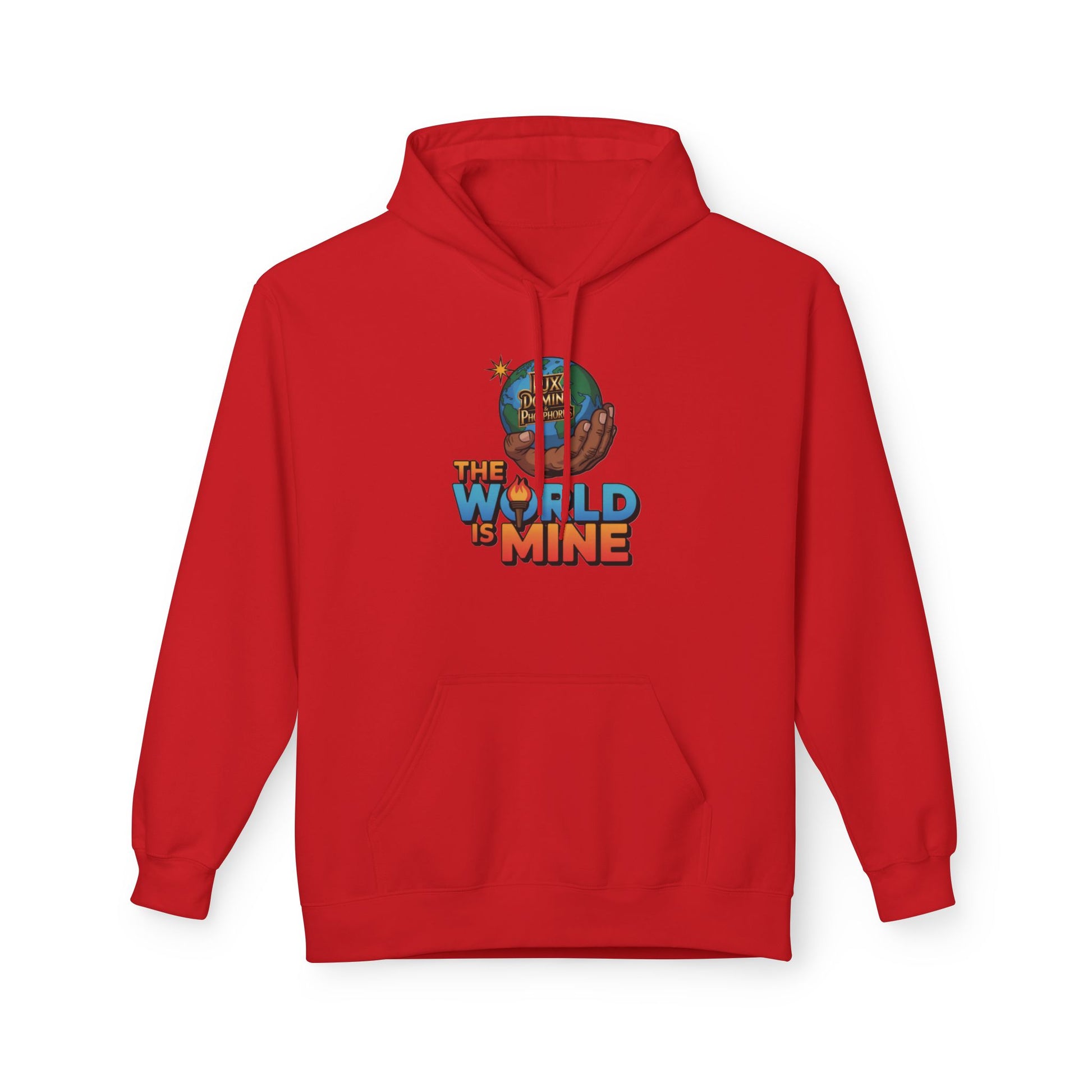 Hoodie Lux Domini and Phosphorus Design The World is Mine