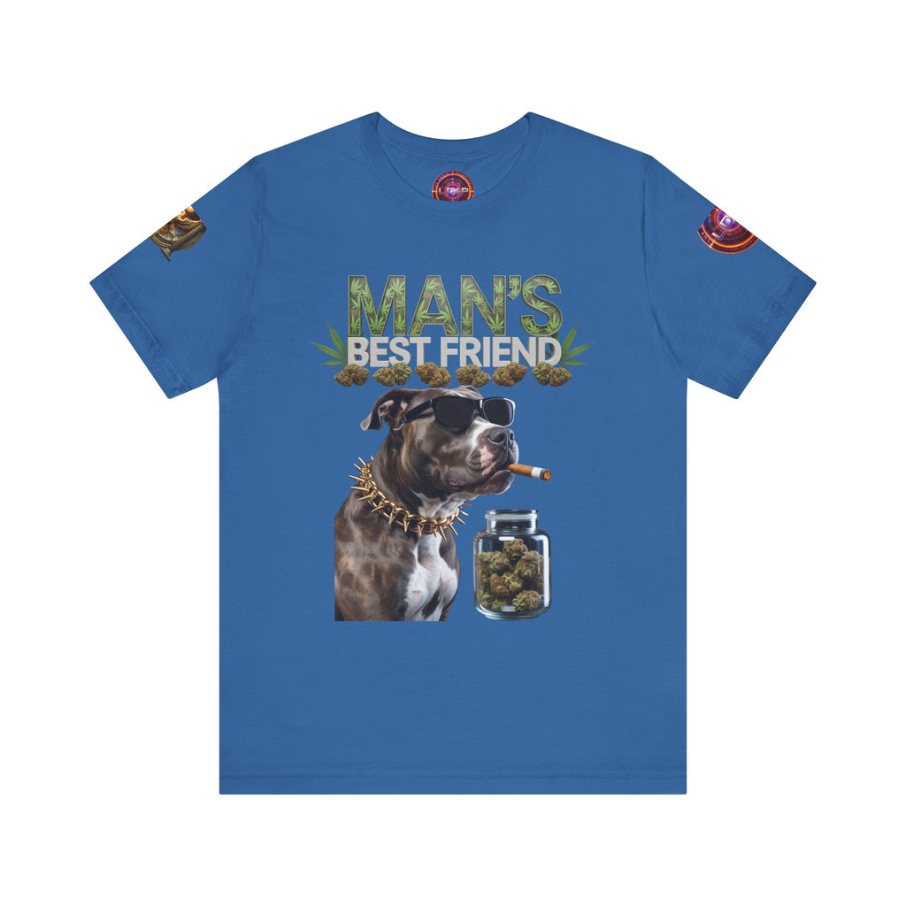 Unisex Tee Man's Best Friend Weed Design Shirt
