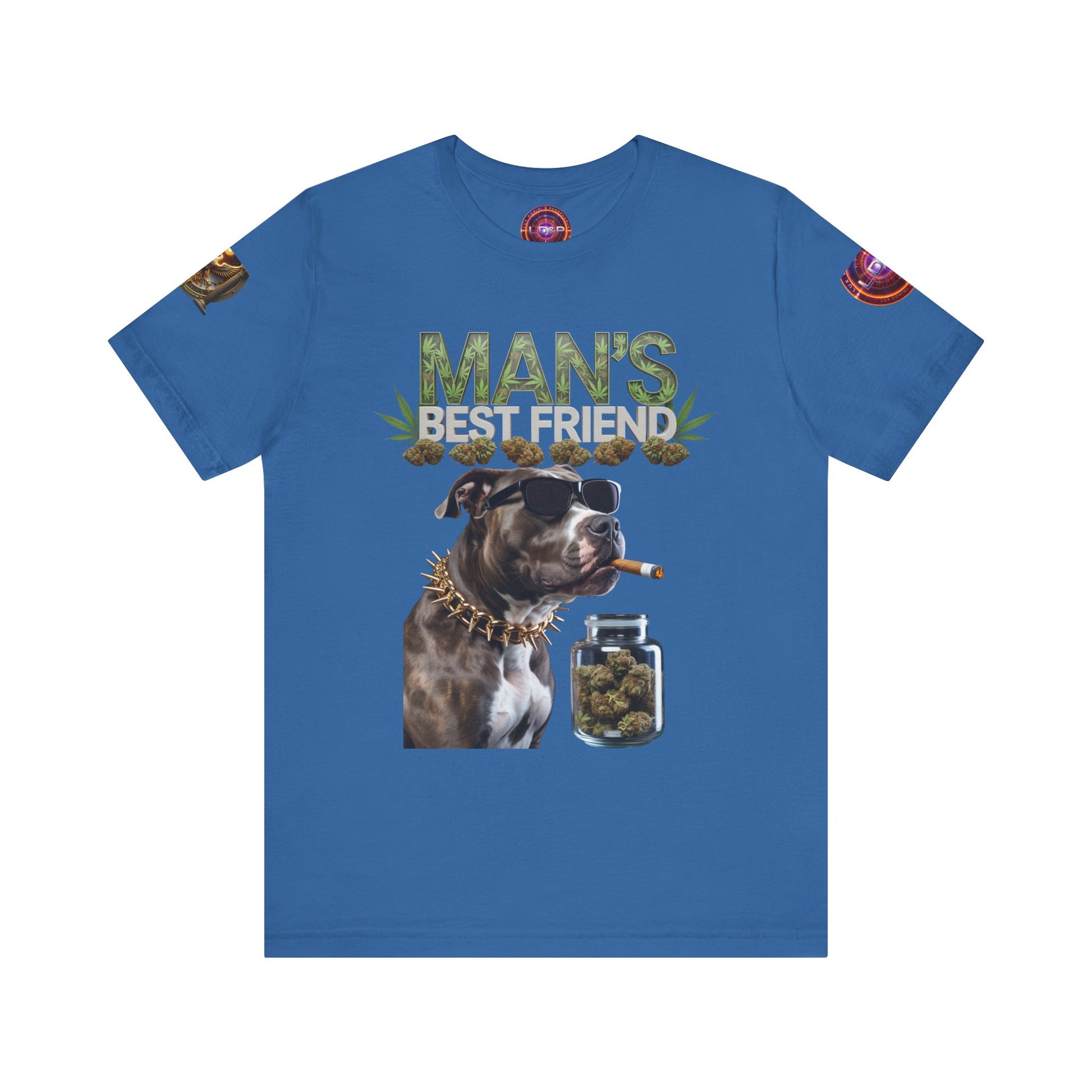 Unisex Tee Man's Best Friend Weed Design Shirt