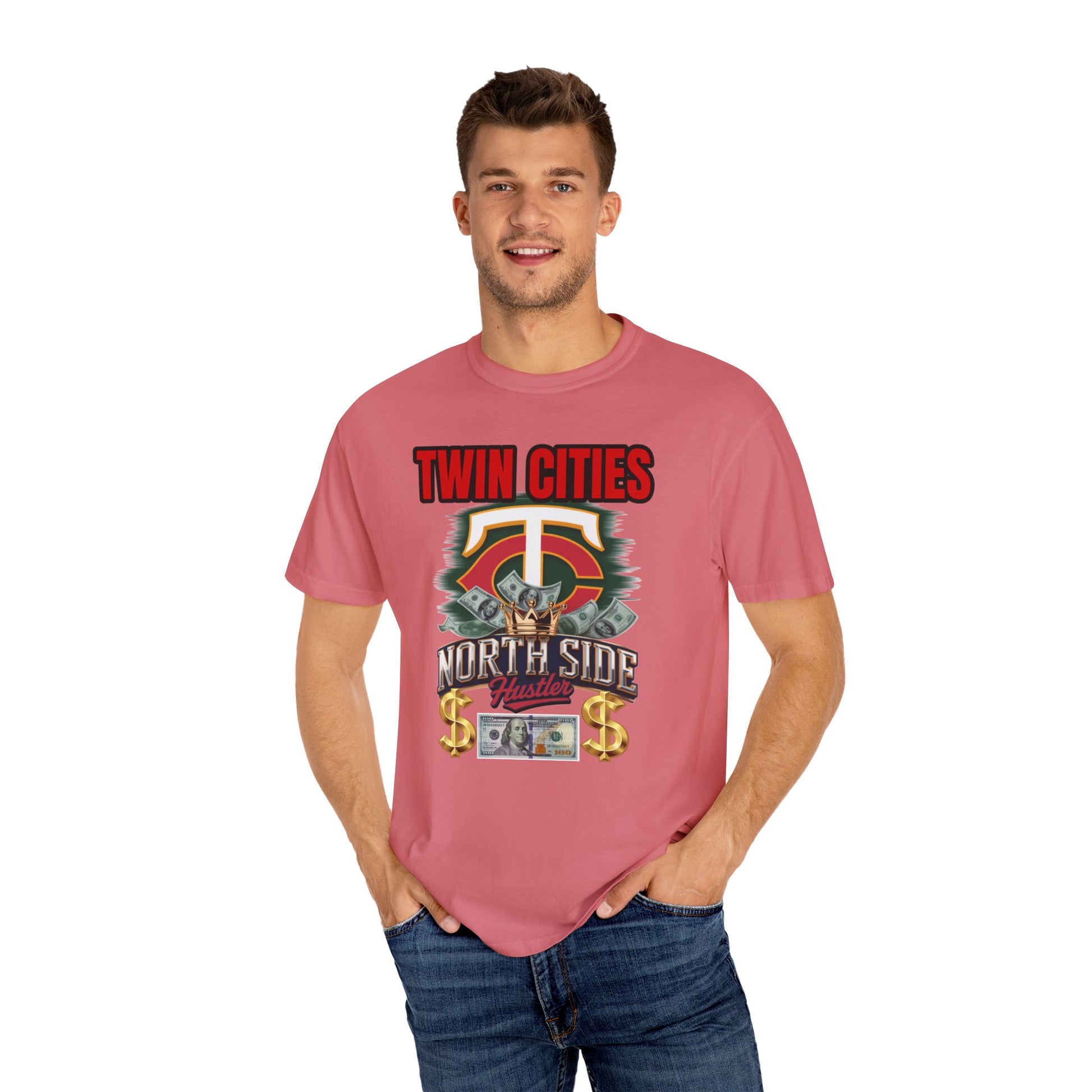 Garment-Dyed T-shirt - TC Northside HUSTLER