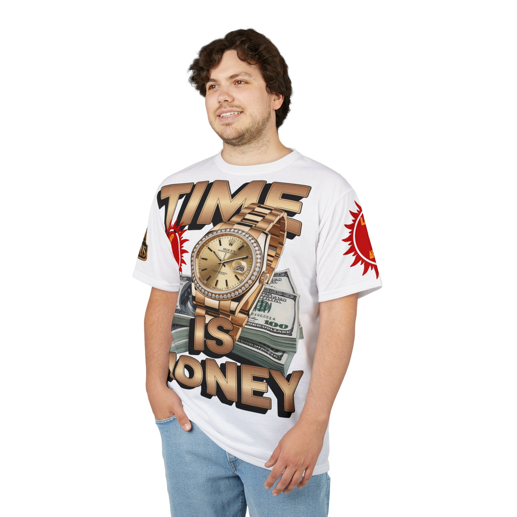 Time Is Money Unisex Tee - LD&P Apparel Design white