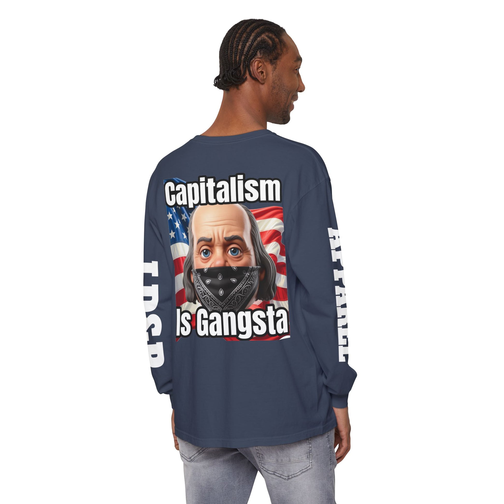 Capitalism is Gangsta Long Sleeve T-Shirt