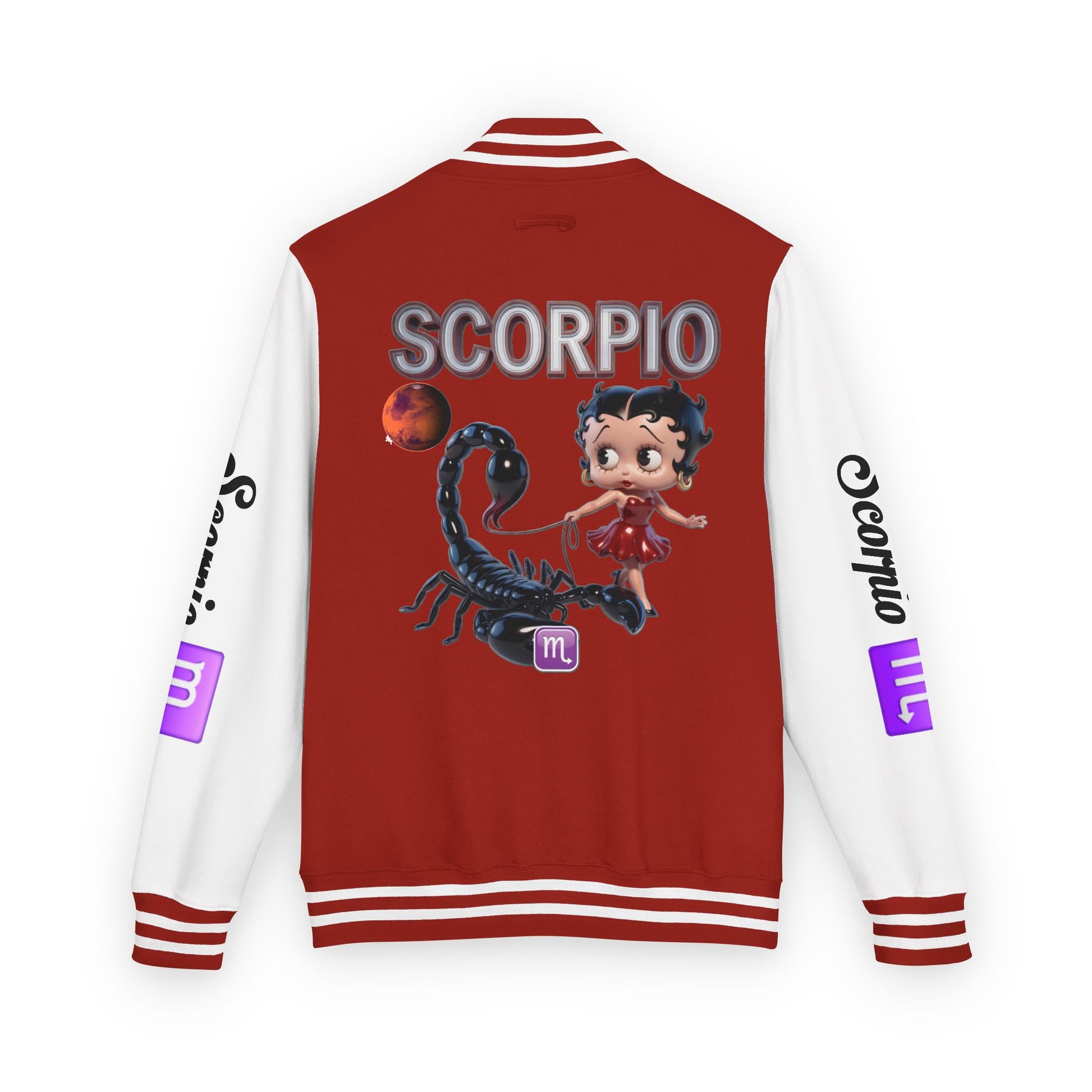 Letterman Jacket Scorpio Zodiac Design