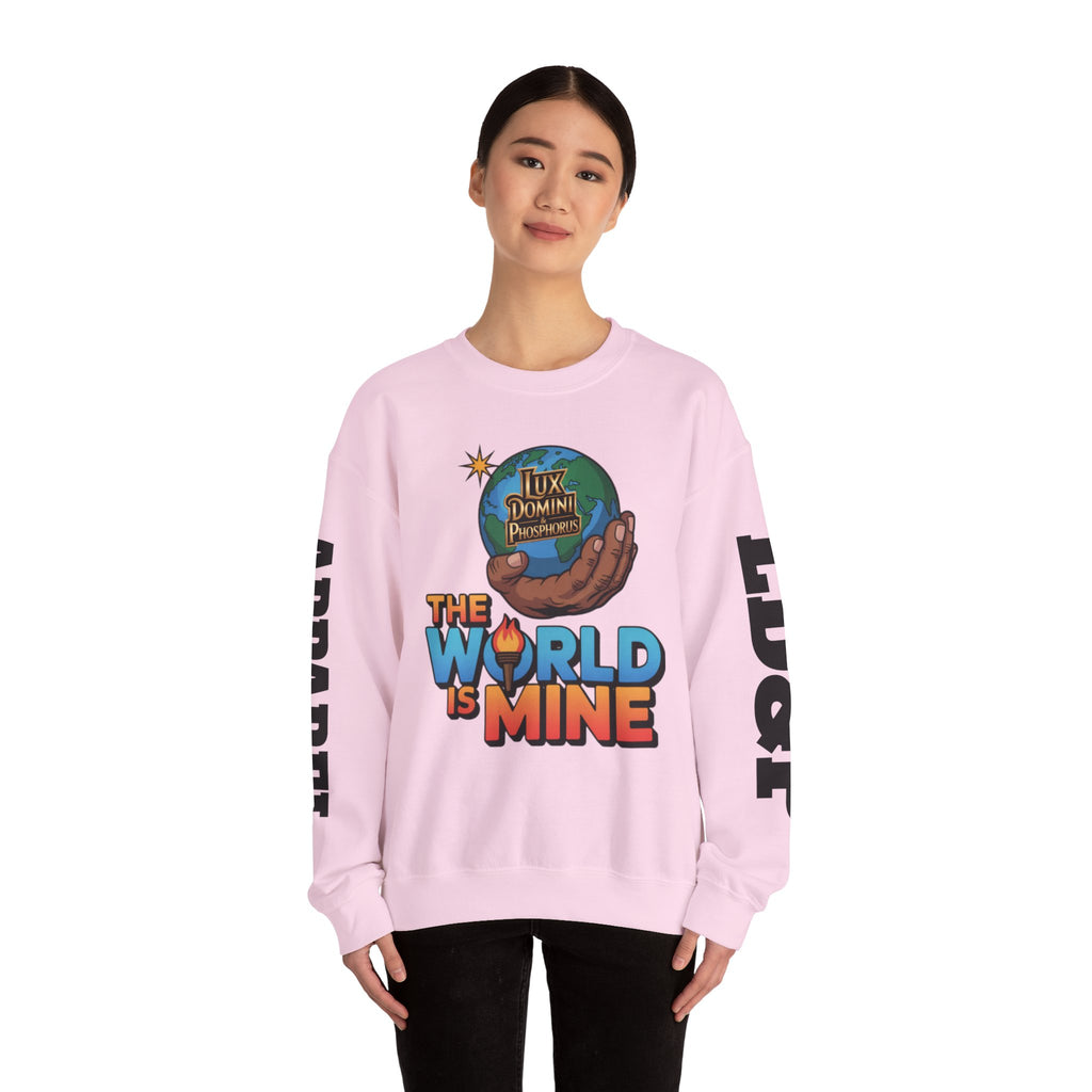 Graphic Sweatshirt - The World Is Mine LD&P APPAREL Design