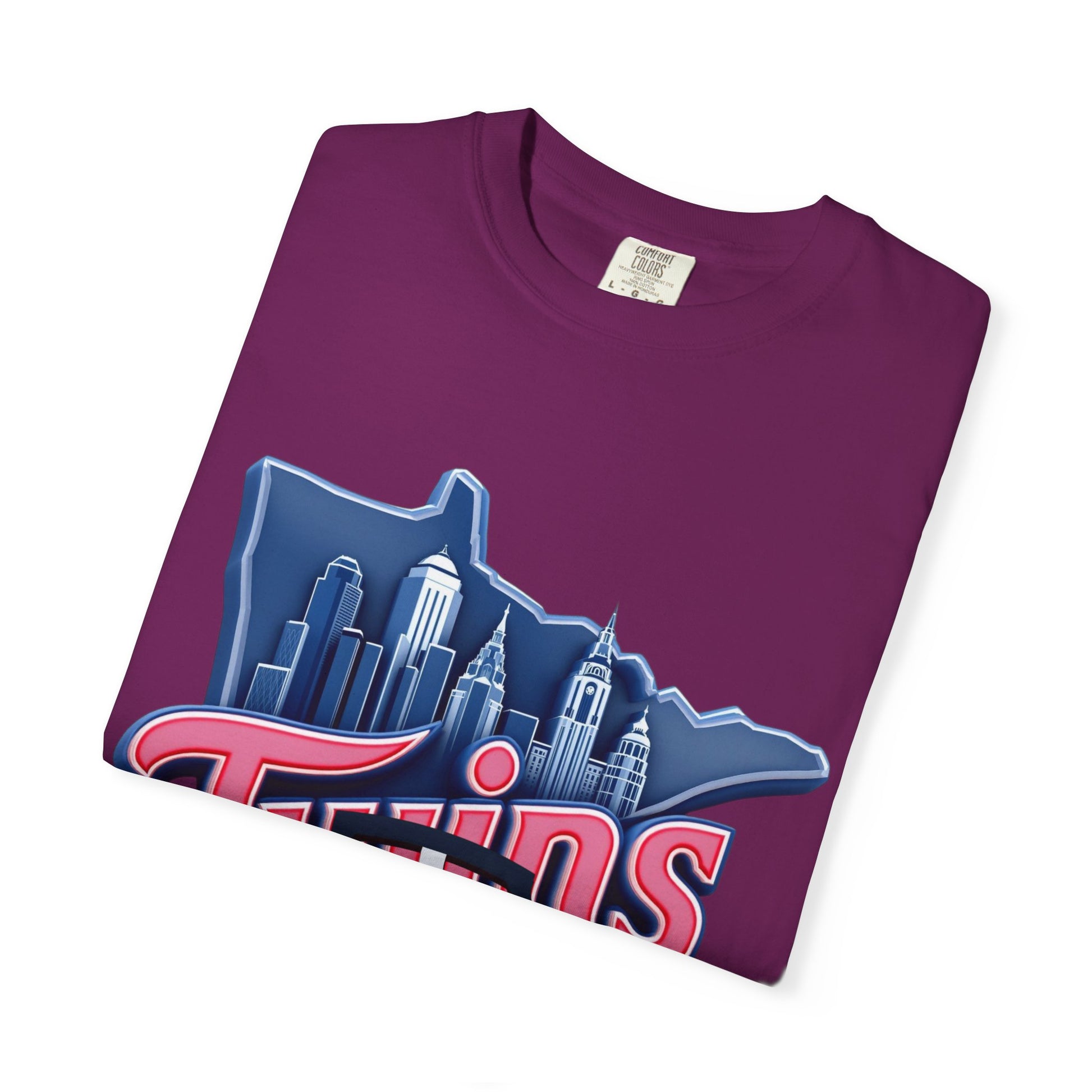 Twin City Unisex T-Shirt, Sporty Tee for Fans, Garment-Dyed Shirt, Perfect for Game Day, Show Your Team Spirit!