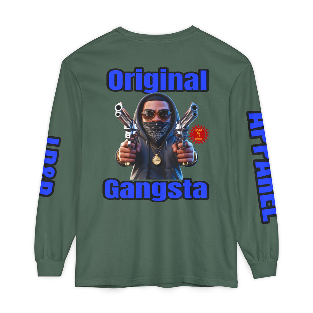Long Sleeve T-Shirt Original Gangsta LD&amp;P Apparel Design