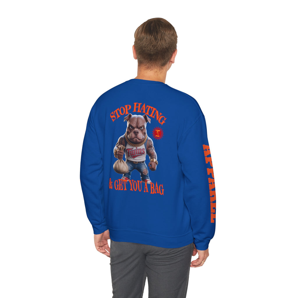 Unisex Sweatshirt Stop Hating LD&P Apparel Design