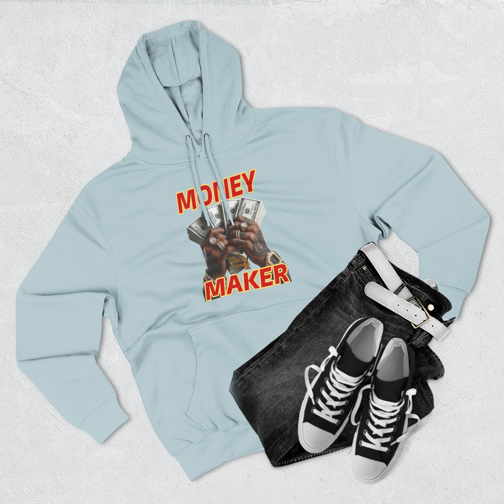 Fleece Hoodie - Money Maker Design