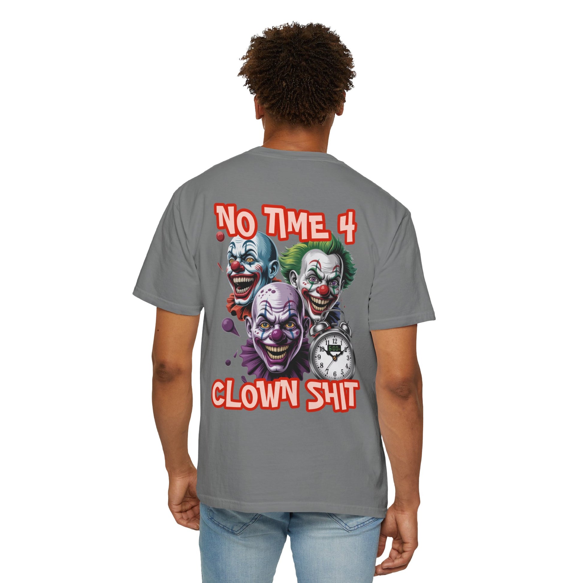Garment-Dyed T-shirt - Born Hustler Design