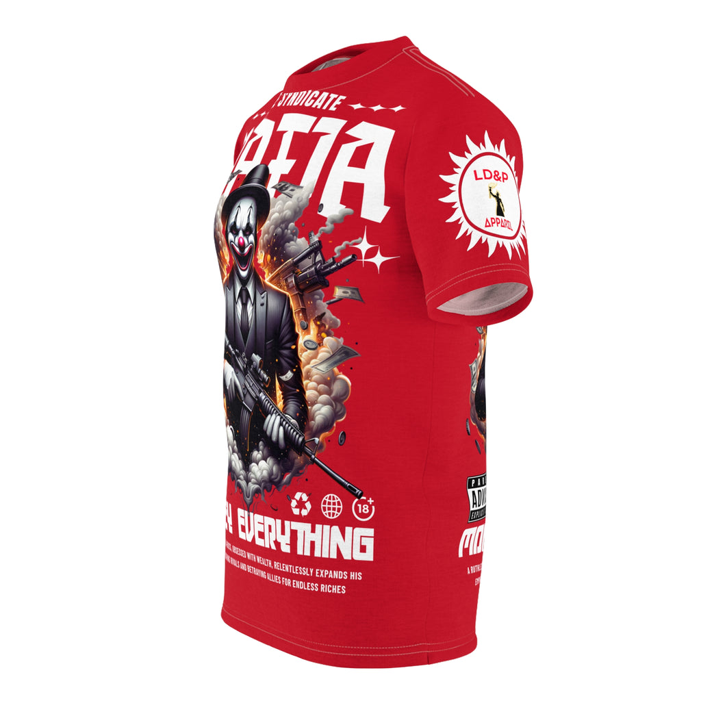 Copy of Mafia Crime Syndicate LD&P APPAREL Graphic Tee RED