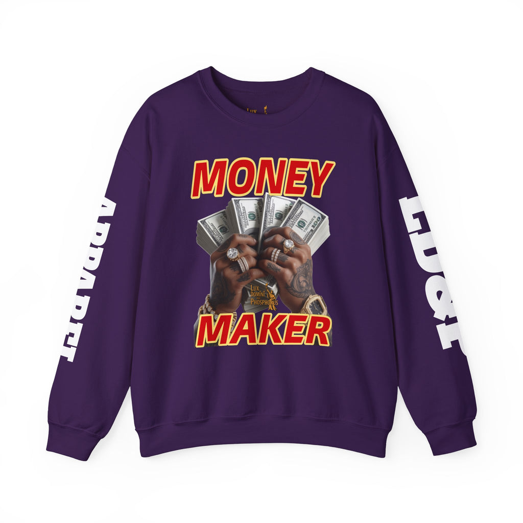 Money Maker Unisex Sweatshirt - LD&P APPAREL Design