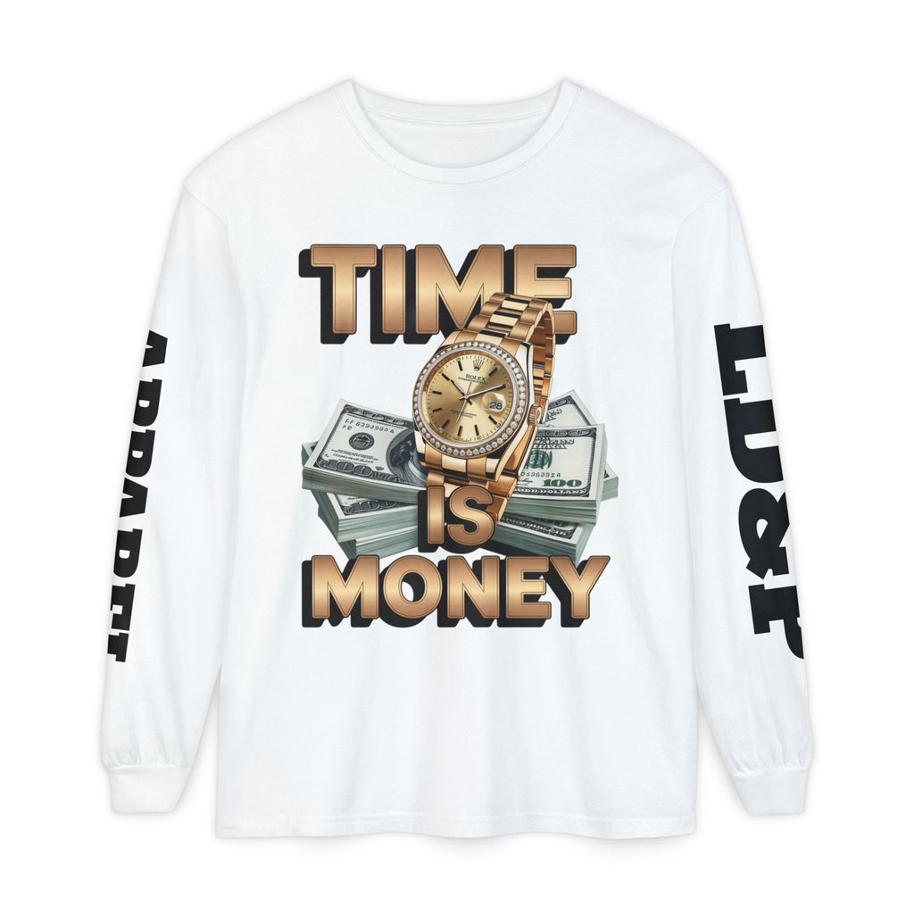 Long Sleeve T-Shirt Time is MONEY Design