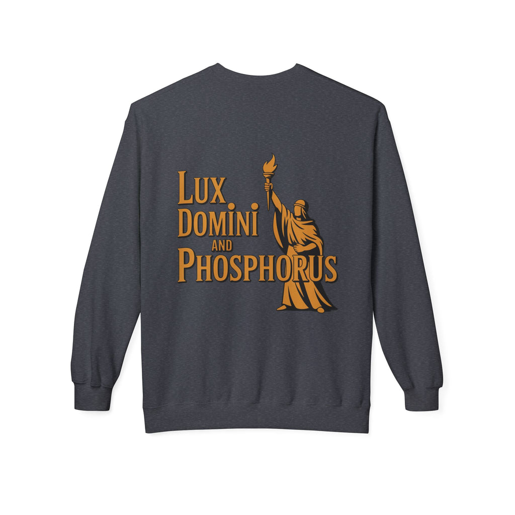 "Lux Domini and Phosphorus" crew-neck sweatshirt