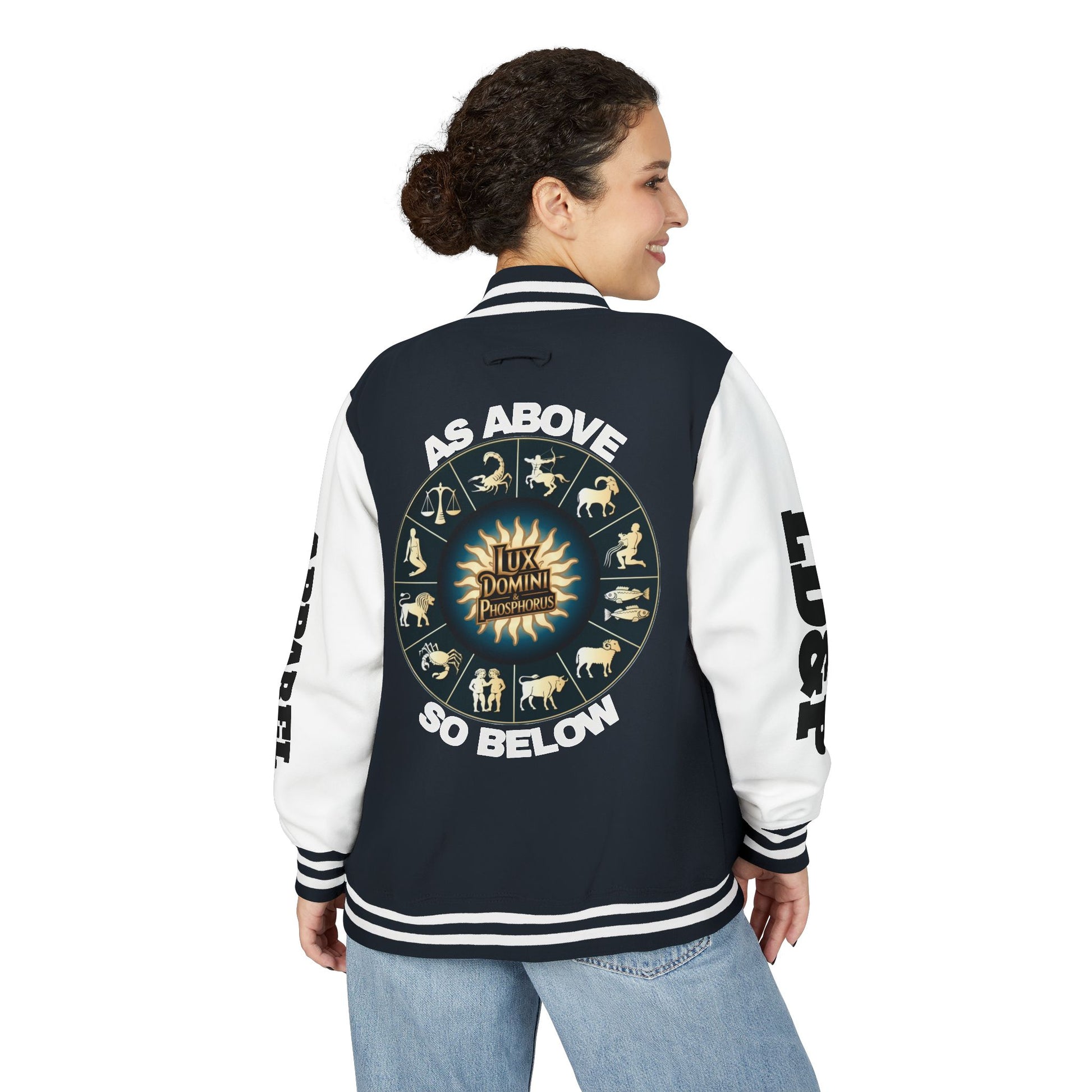Letterman Jacket - As above so below LD&P APPAREL Design