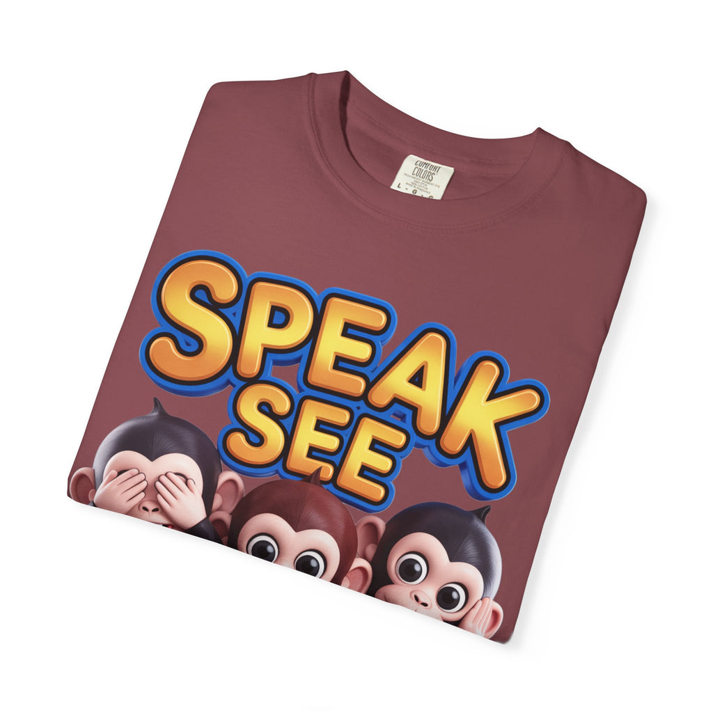 Graphic T-Shirt Speak See Hear No Evil