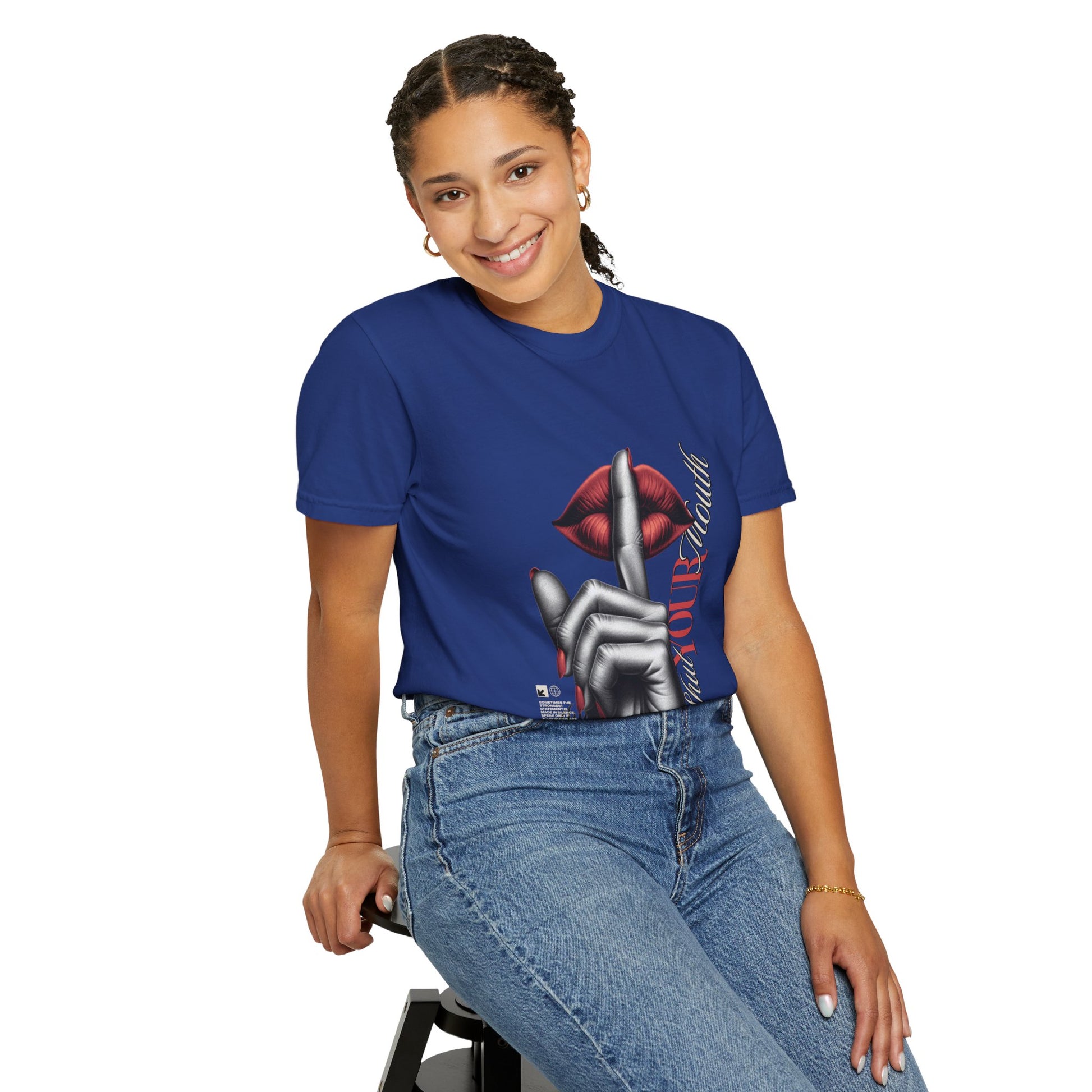Dyed T-shirt - Big Moma Print