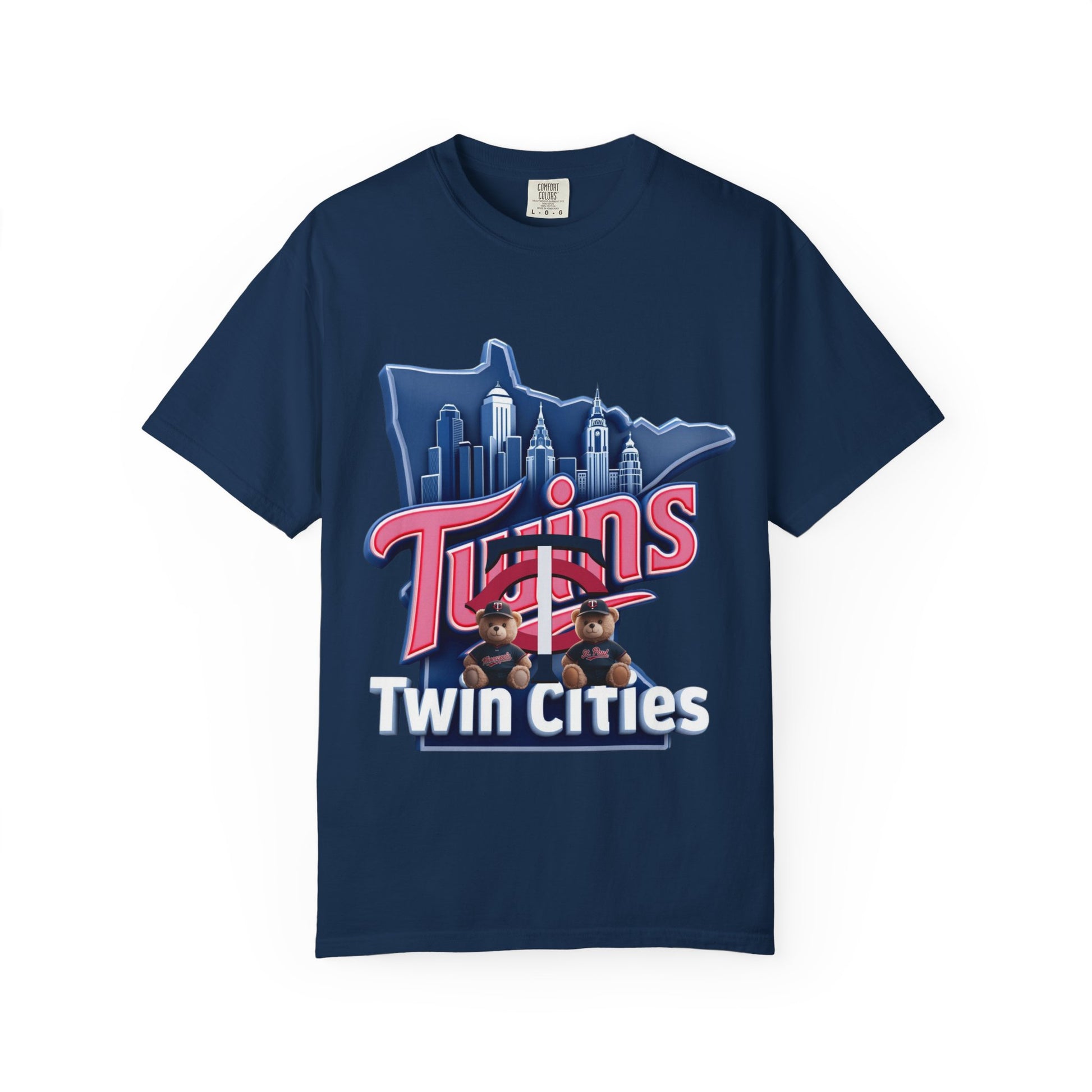 Twin City Unisex T-Shirt, Sporty Tee for Fans, Garment-Dyed Shirt, Perfect for Game Day, Show Your Team Spirit!