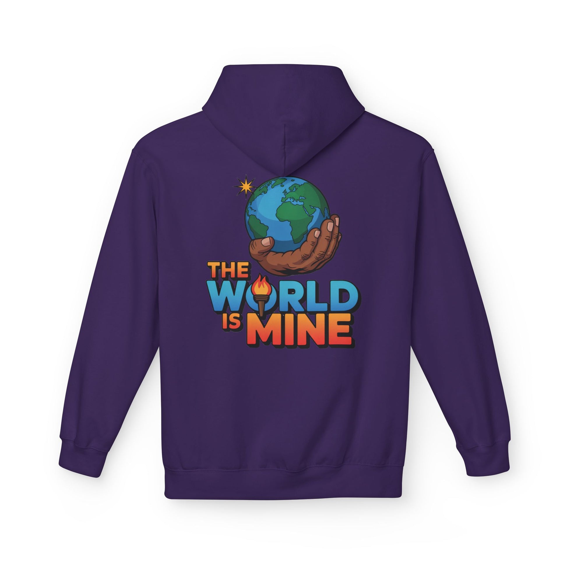 Hoodie Lux Domini and Phosphorus Design The World is Mine