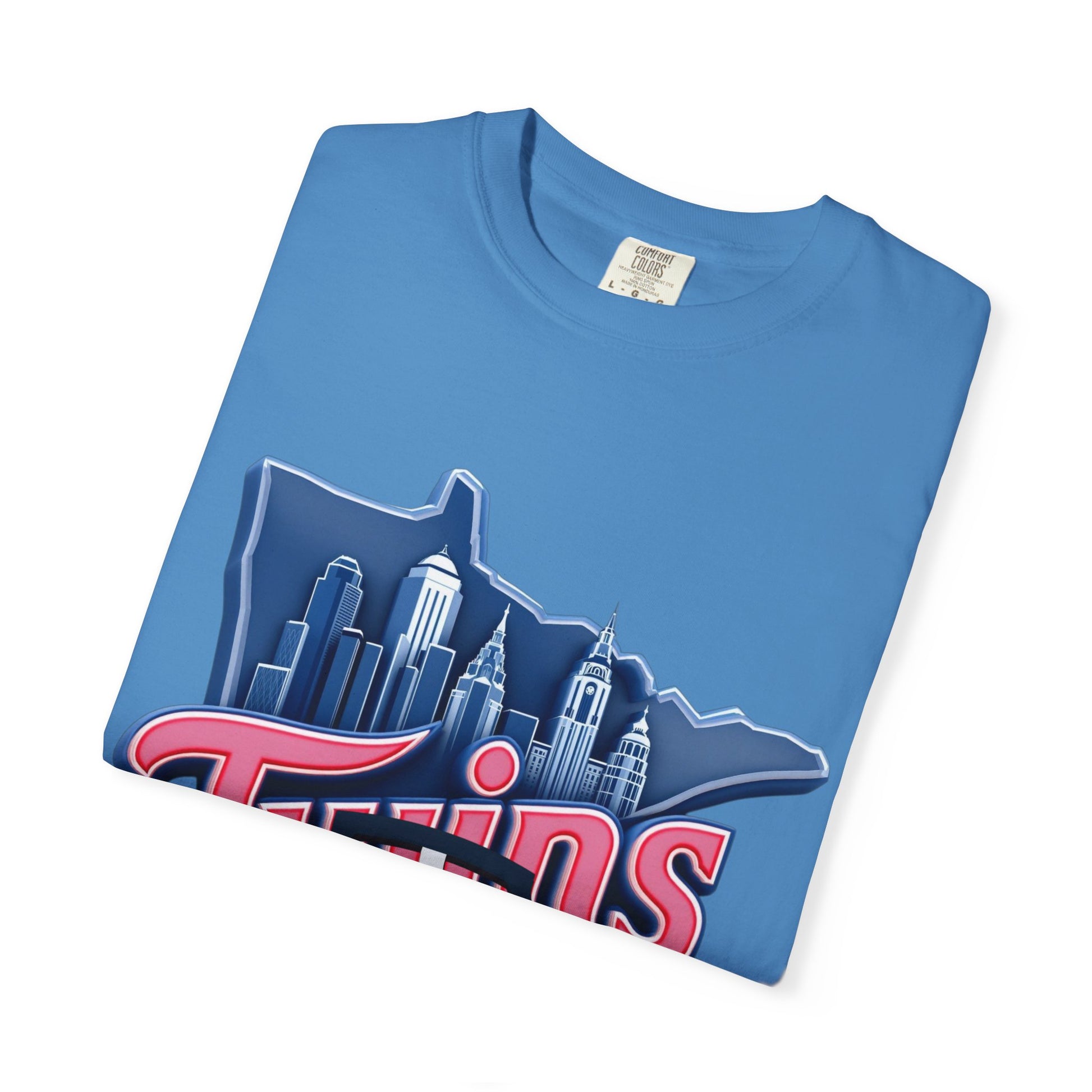 Twin City Unisex T-Shirt, Sporty Tee for Fans, Garment-Dyed Shirt, Perfect for Game Day, Show Your Team Spirit!