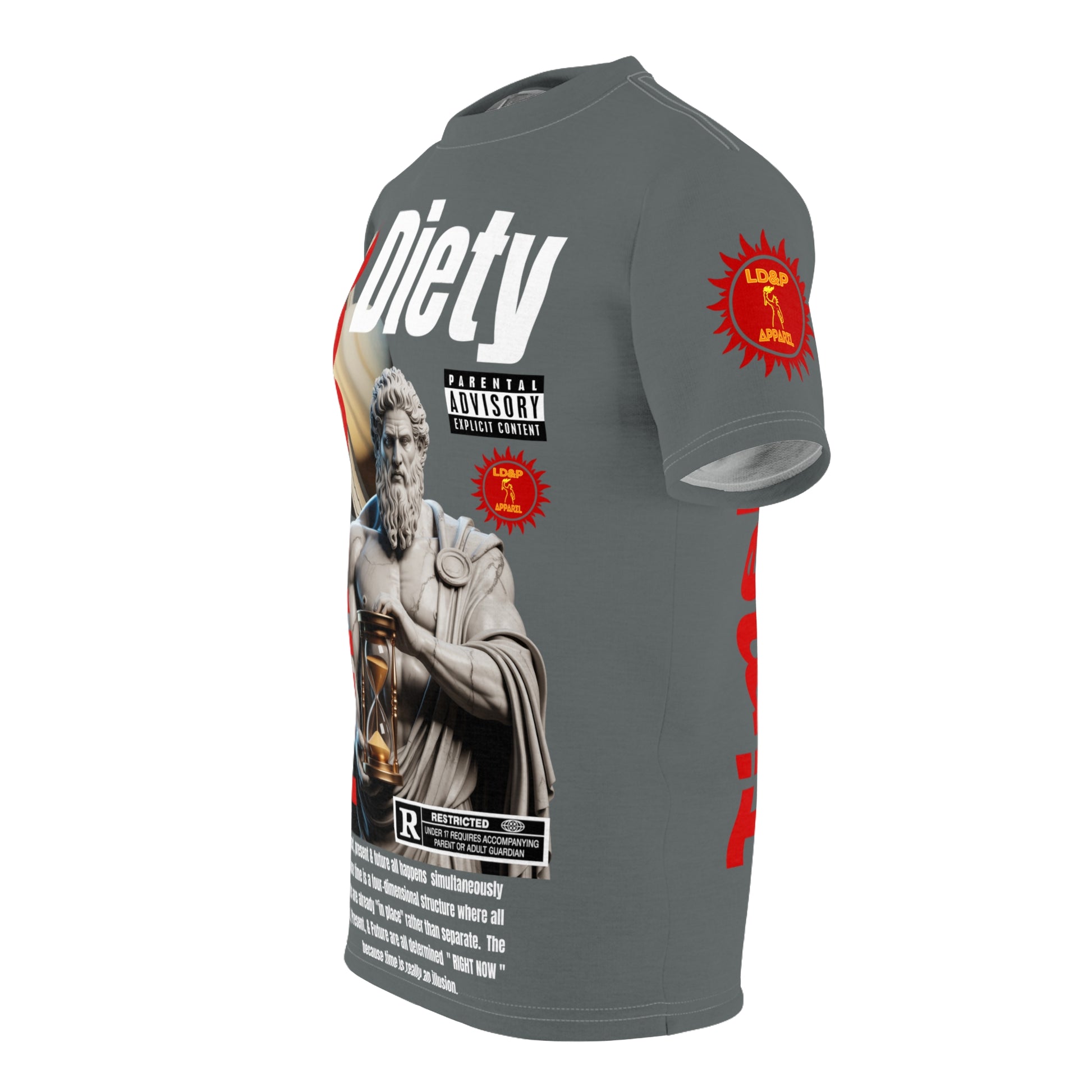 Timeless Diety Graphic Tee LD&P APPAREL Dark Grey