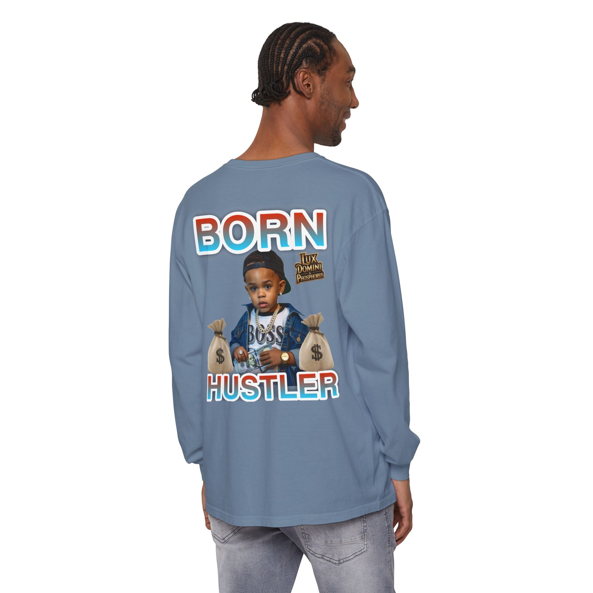 Long Sleeve T-Shirt Born Hustler Apparel
