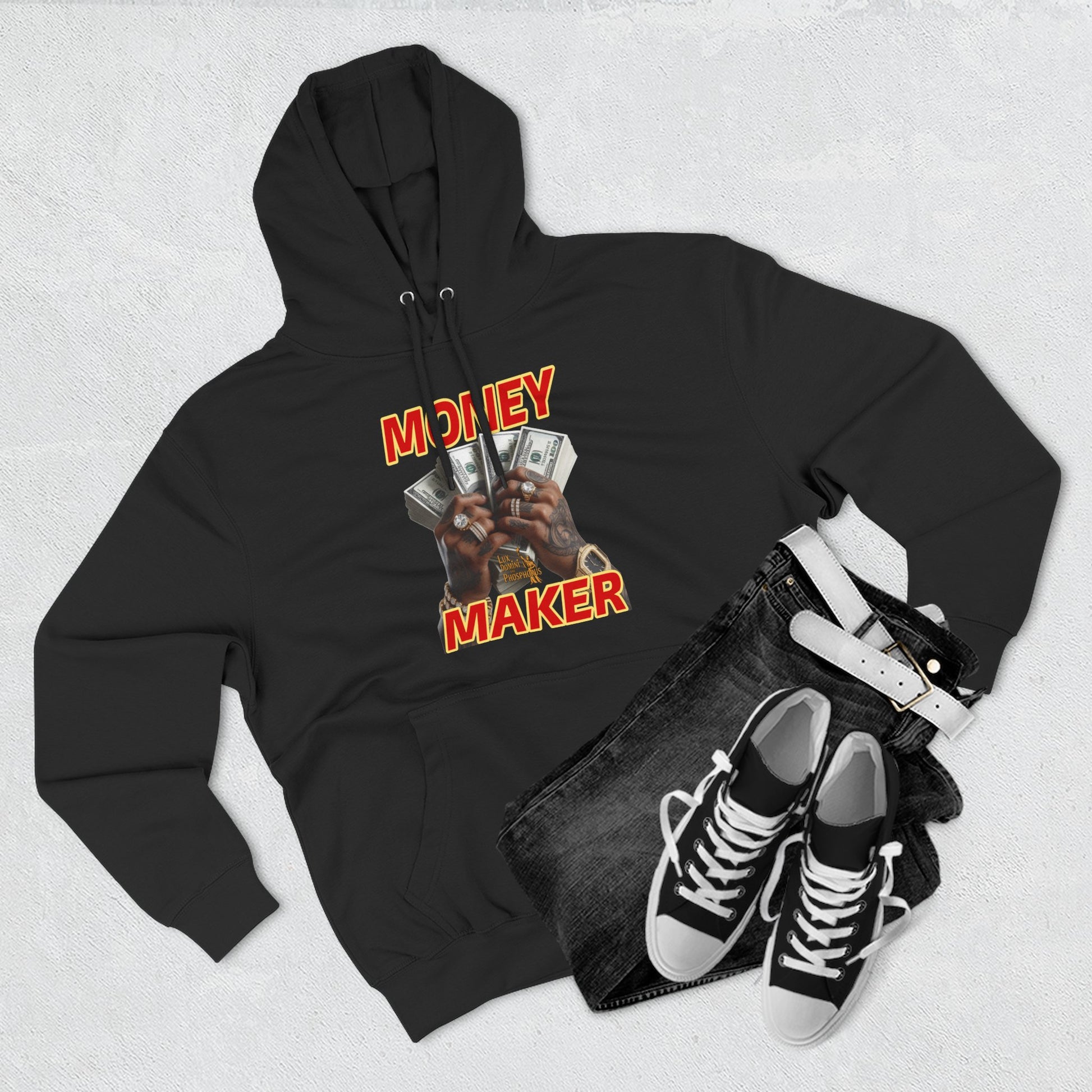 Fleece Hoodie - Money Maker Design