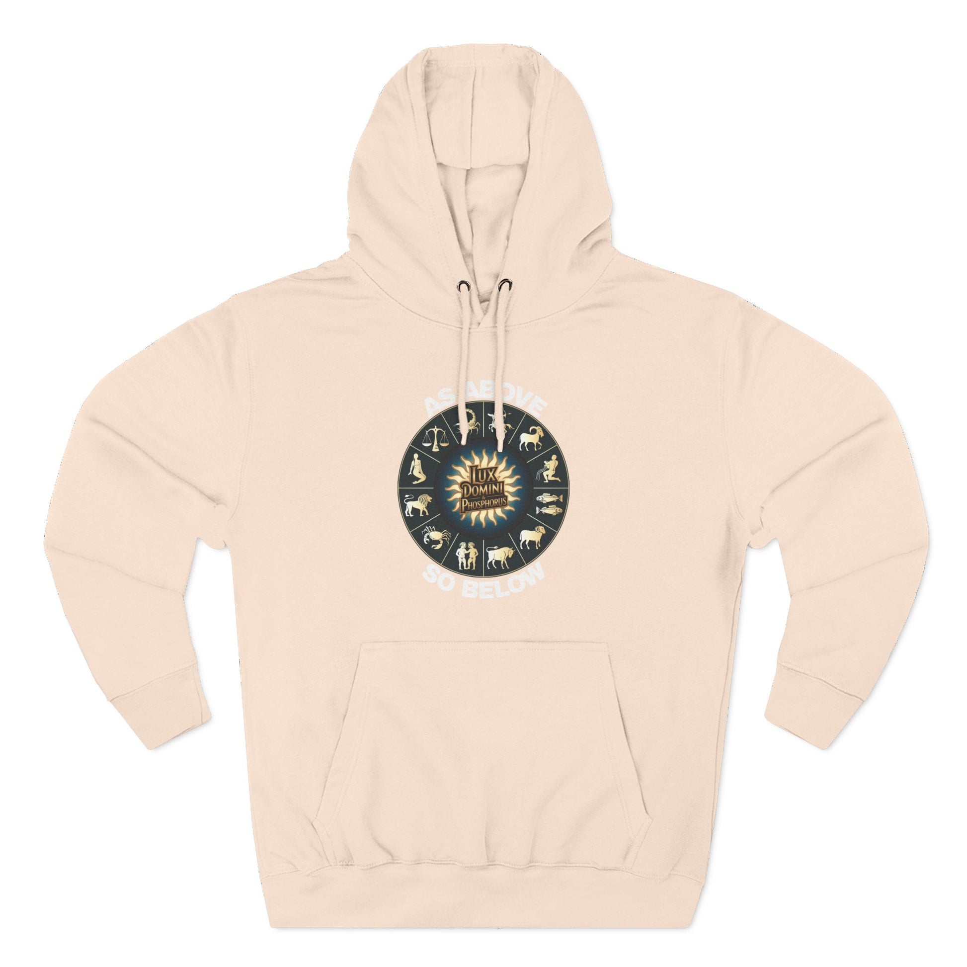 Fleece Hoodie - Lux Domini and Phosphorus Design - Above So Below