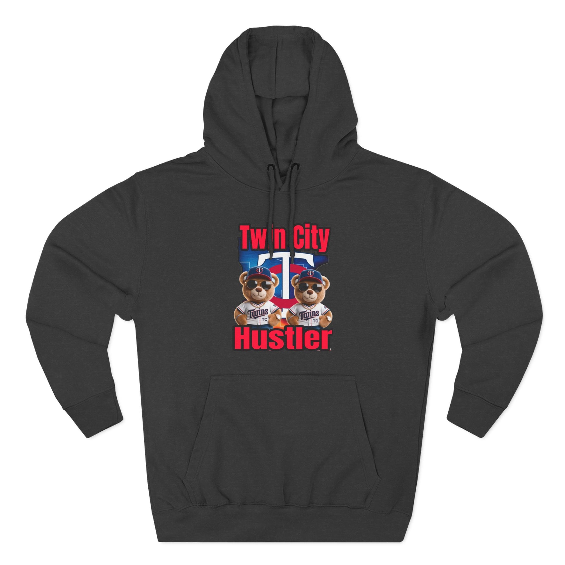 Fleece Hoodie Twin City HUSTLER Design