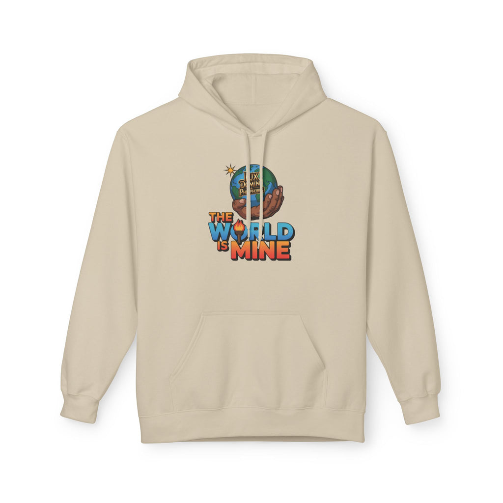 Hoodie Lux Domini and Phosphorus Design The World is Mine