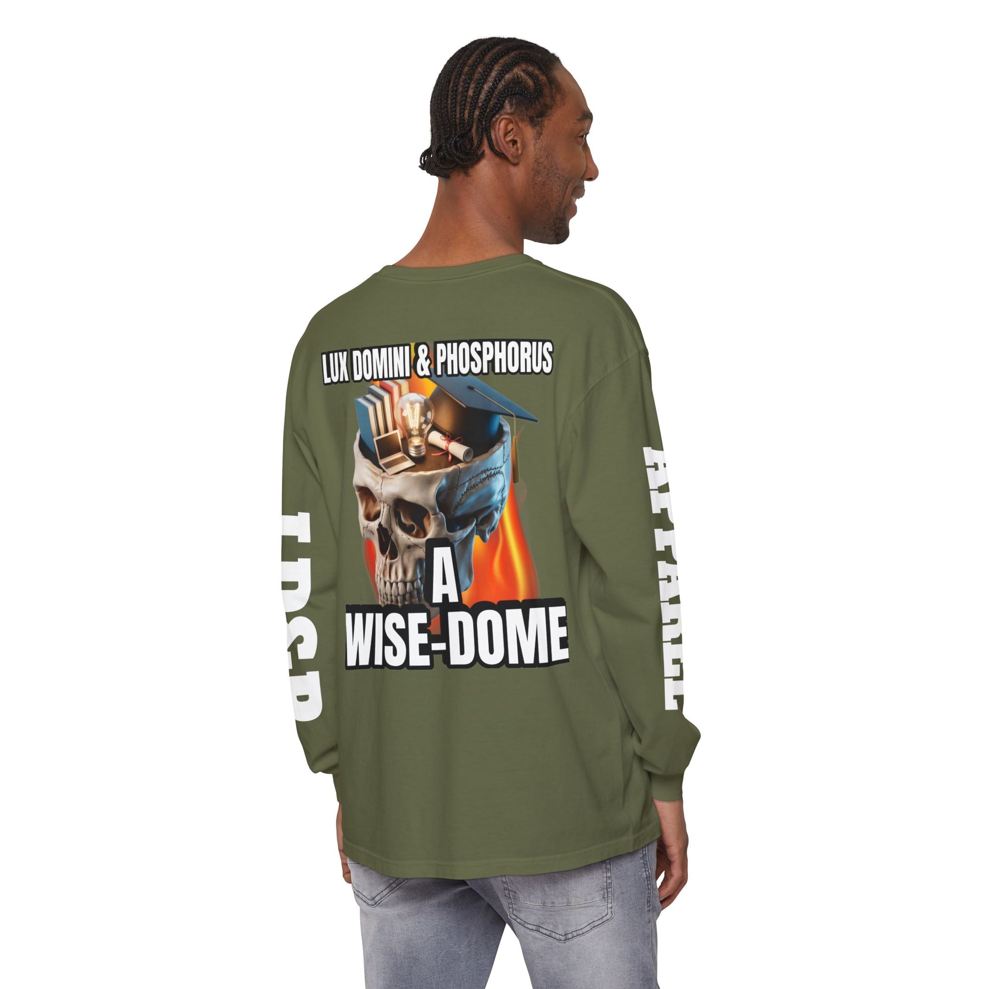 'A Wise-Dome' LD&P APPAREL Long Sleeve Tee