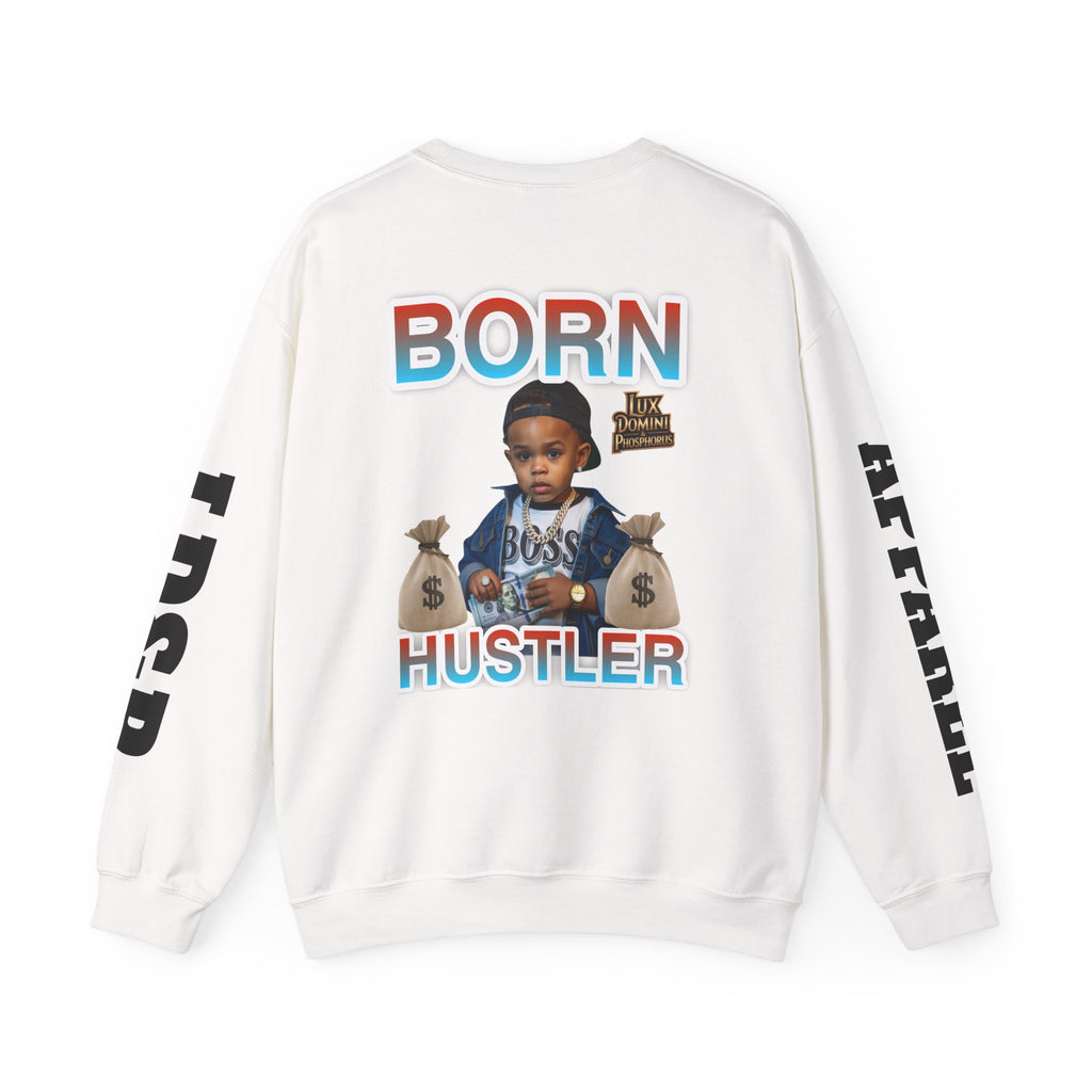 Crewneck Sweatshirt - Born Hustler LD&P Apparel