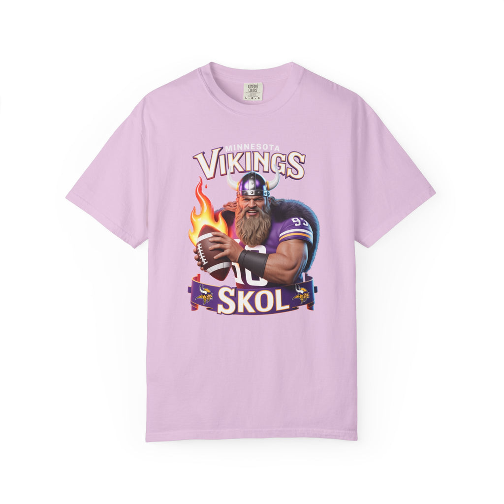 T-Shirt - Minnesota Vikings SKOL Unisex Garment-Dyed Tee