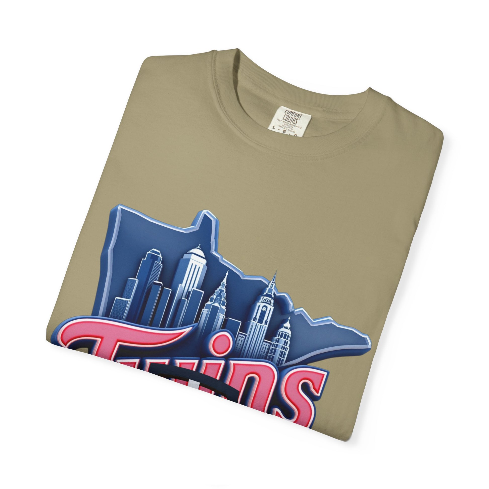 Twin City Unisex T-Shirt, Sporty Tee for Fans, Garment-Dyed Shirt, Perfect for Game Day, Show Your Team Spirit!