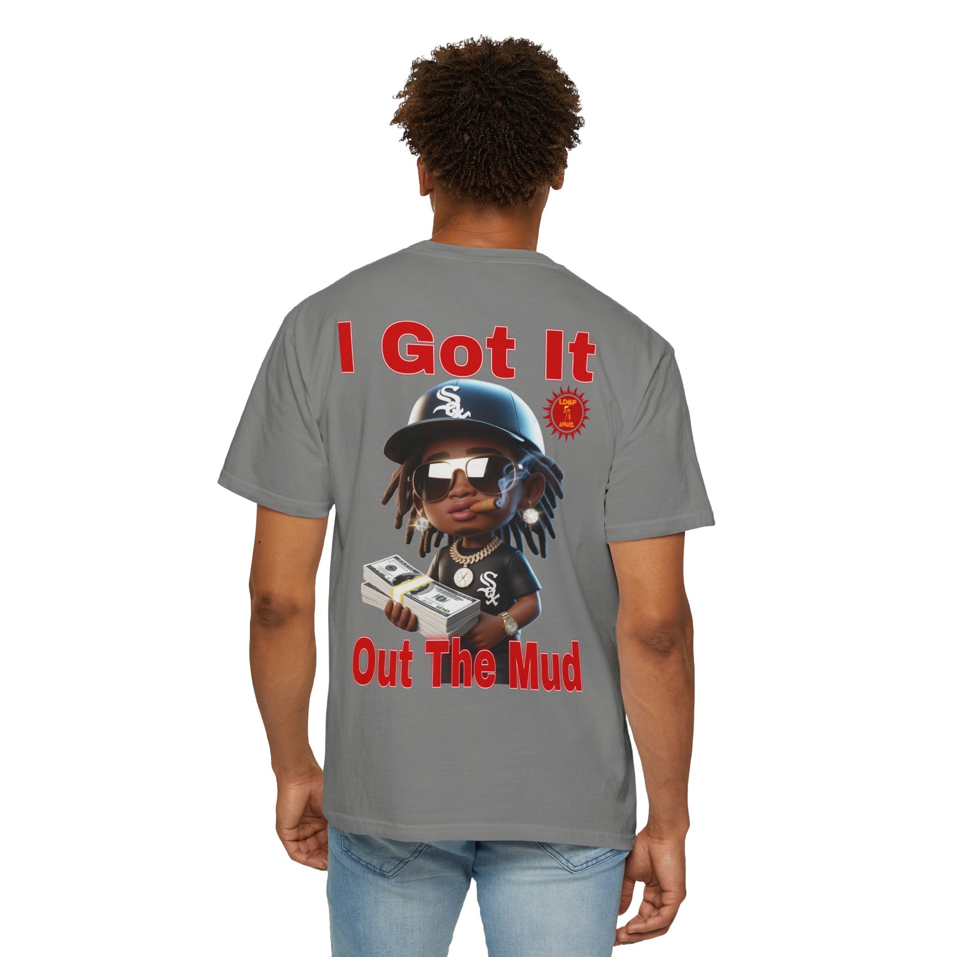 T-Shirt Out The Mud Hustler - Unisex Garment-Dyed