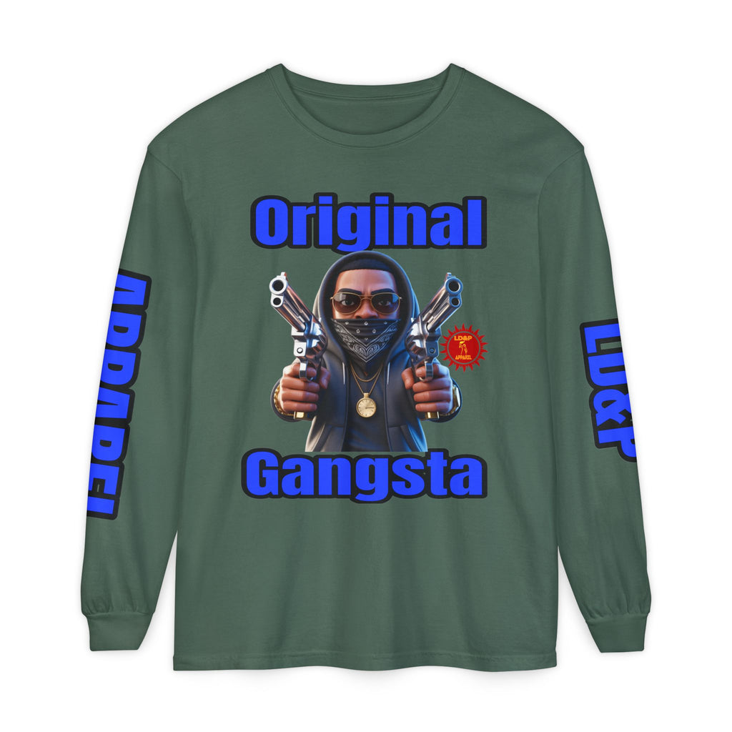 Long Sleeve T-Shirt Original Gangsta LD&amp;P Apparel Design