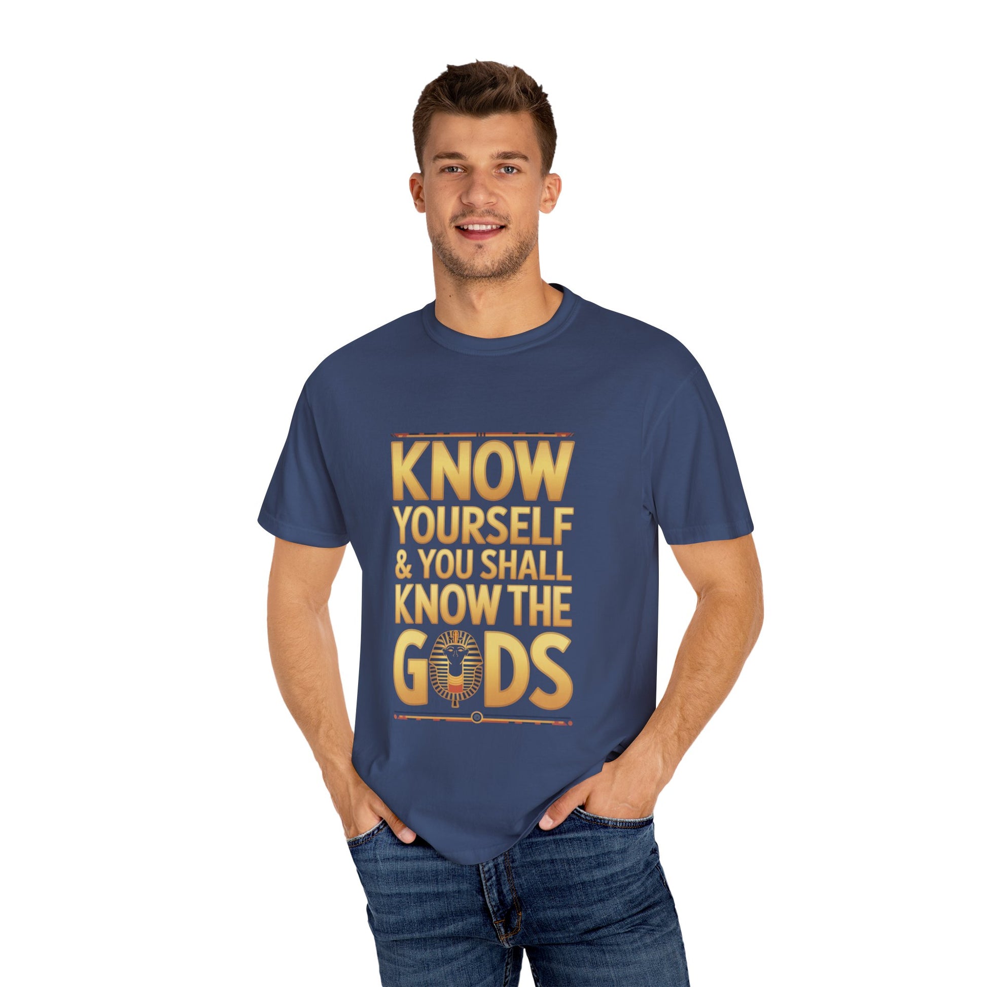 Garment-Dyed T-shirt - Know Yourself Design