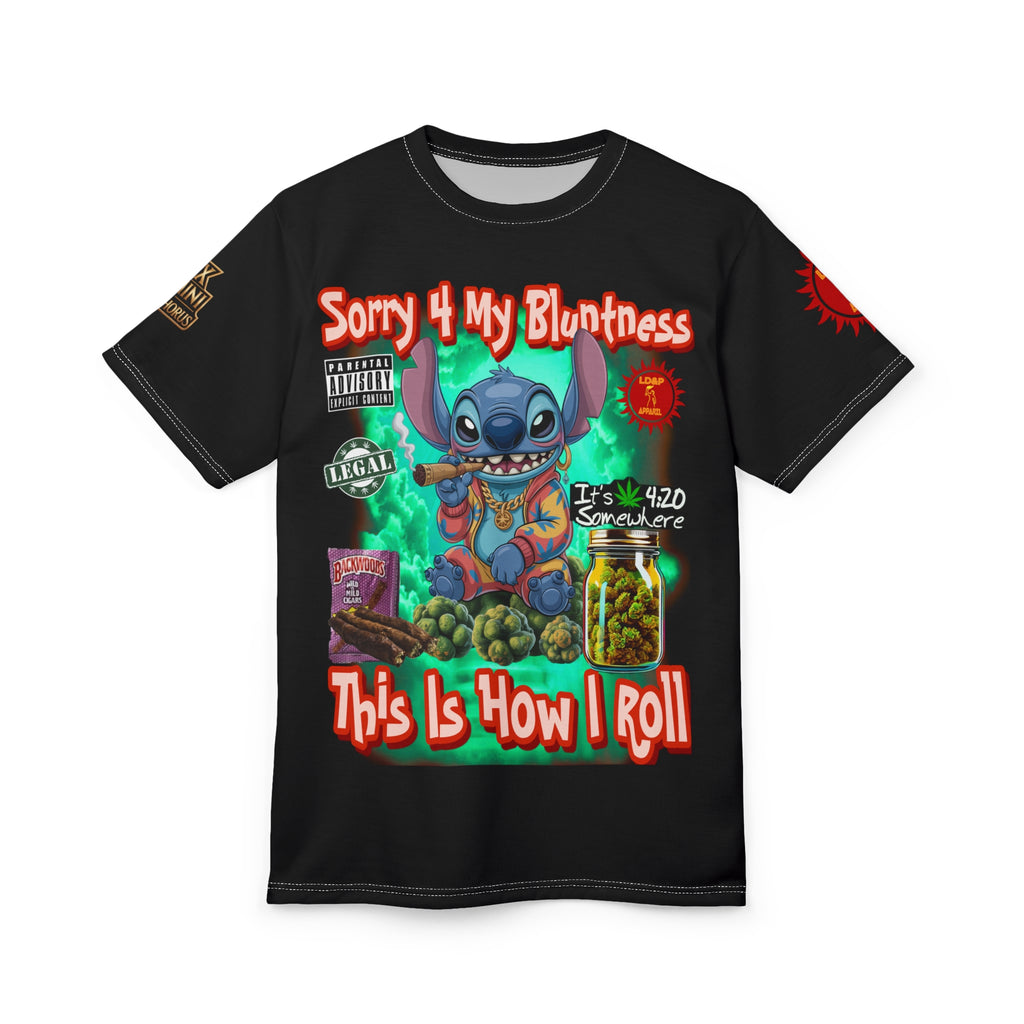 Graphic Tee — "Sorry 4 My Bluntness" Black
