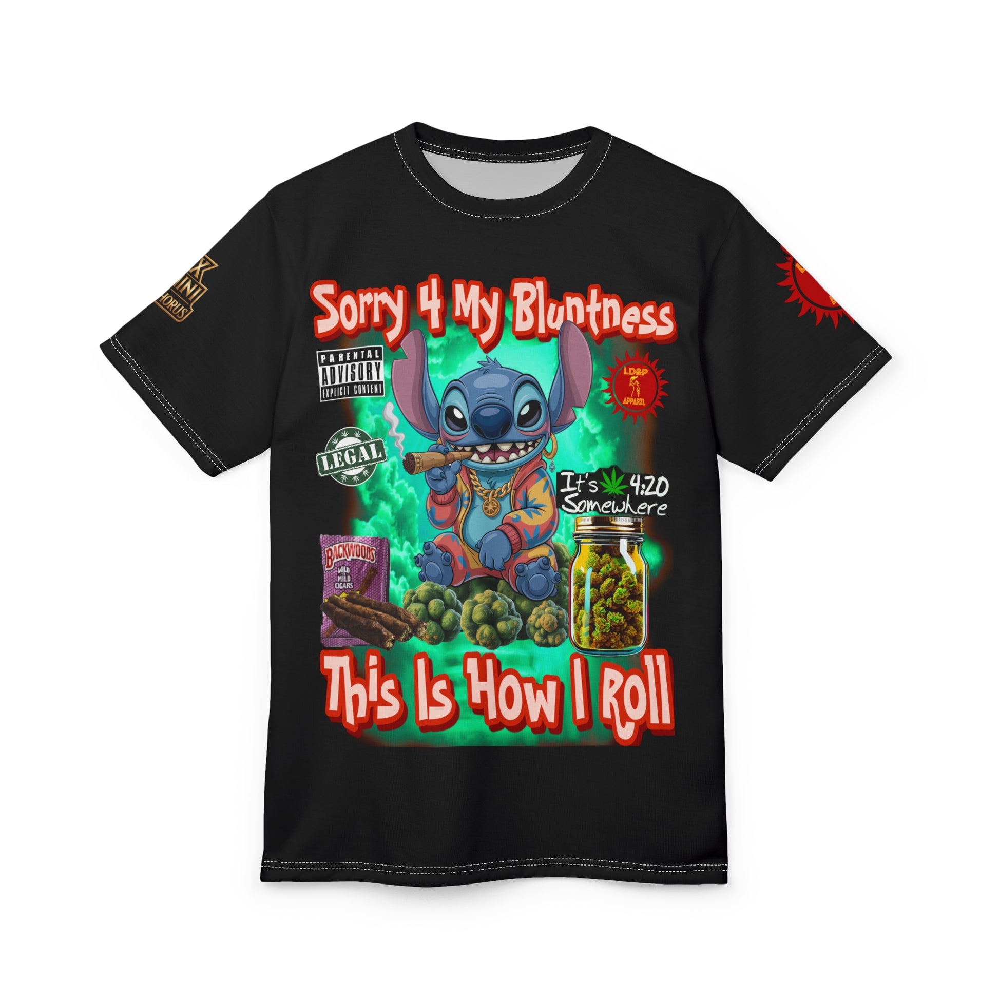 Graphic Tee — "Sorry 4 My Bluntness" Black