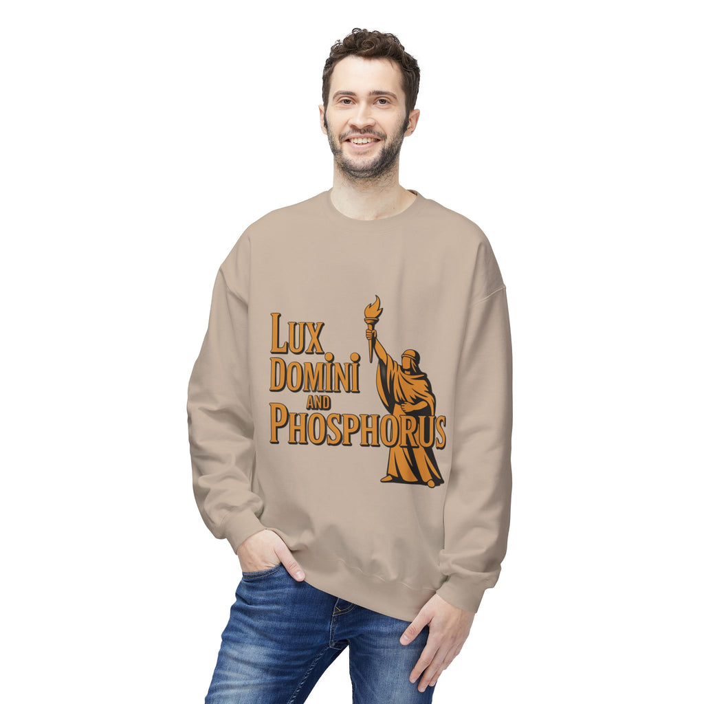 "Lux Domini and Phosphorus" crew-neck sweatshirt