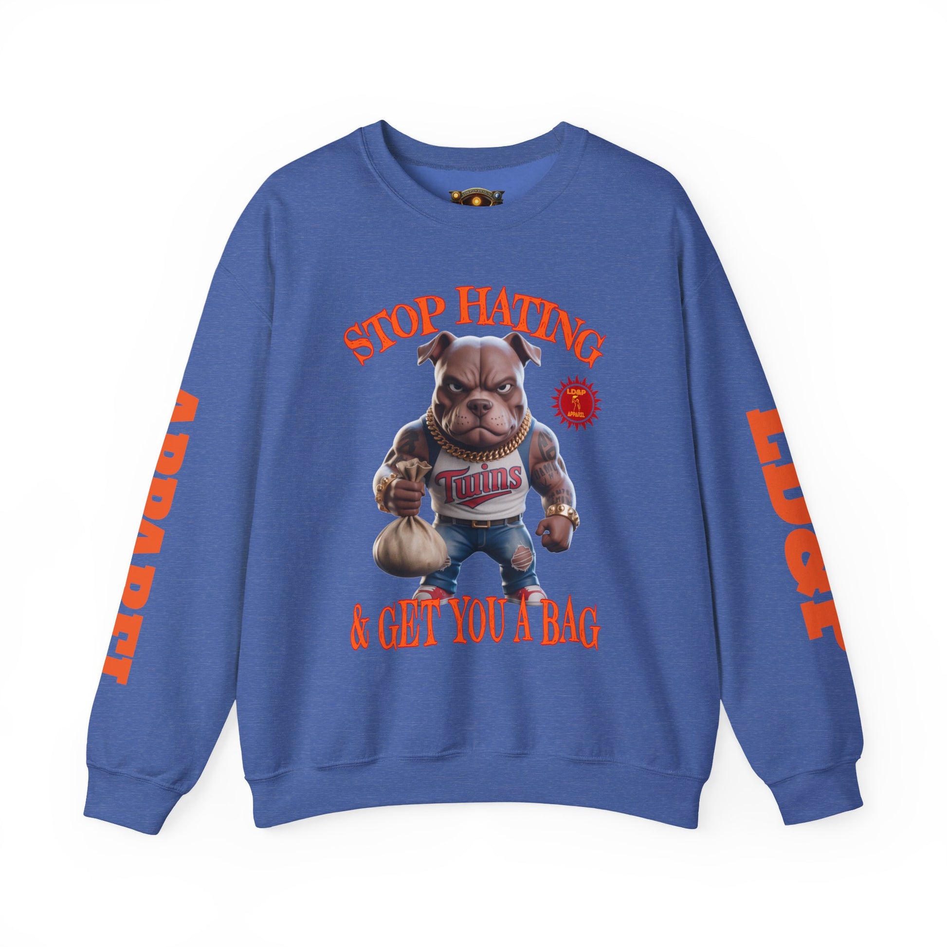 Unisex Sweatshirt Stop Hating LD&P Apparel Design