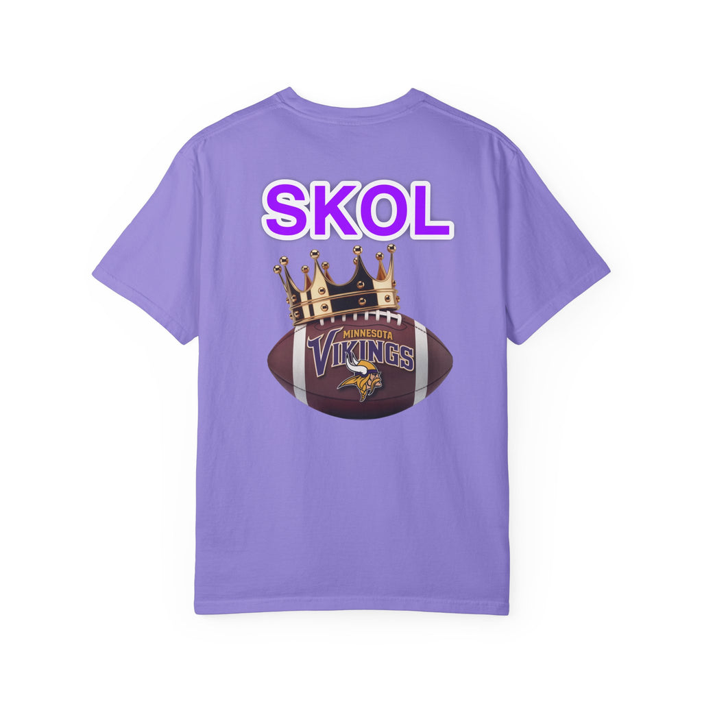 T-Shirt - Minnesota Vikings SKOL Unisex Garment-Dyed Tee