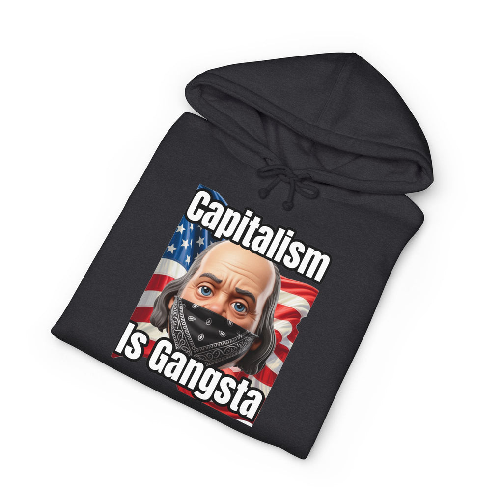 Capitalism is Gangsta Heavyweight Hooded Sweatshirt