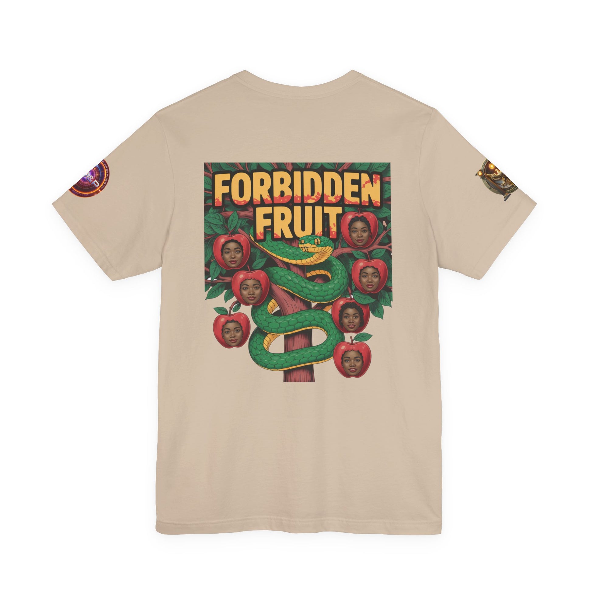 Short Sleeve Tee - Tree of Knowledge Forbidden Fruit Design
